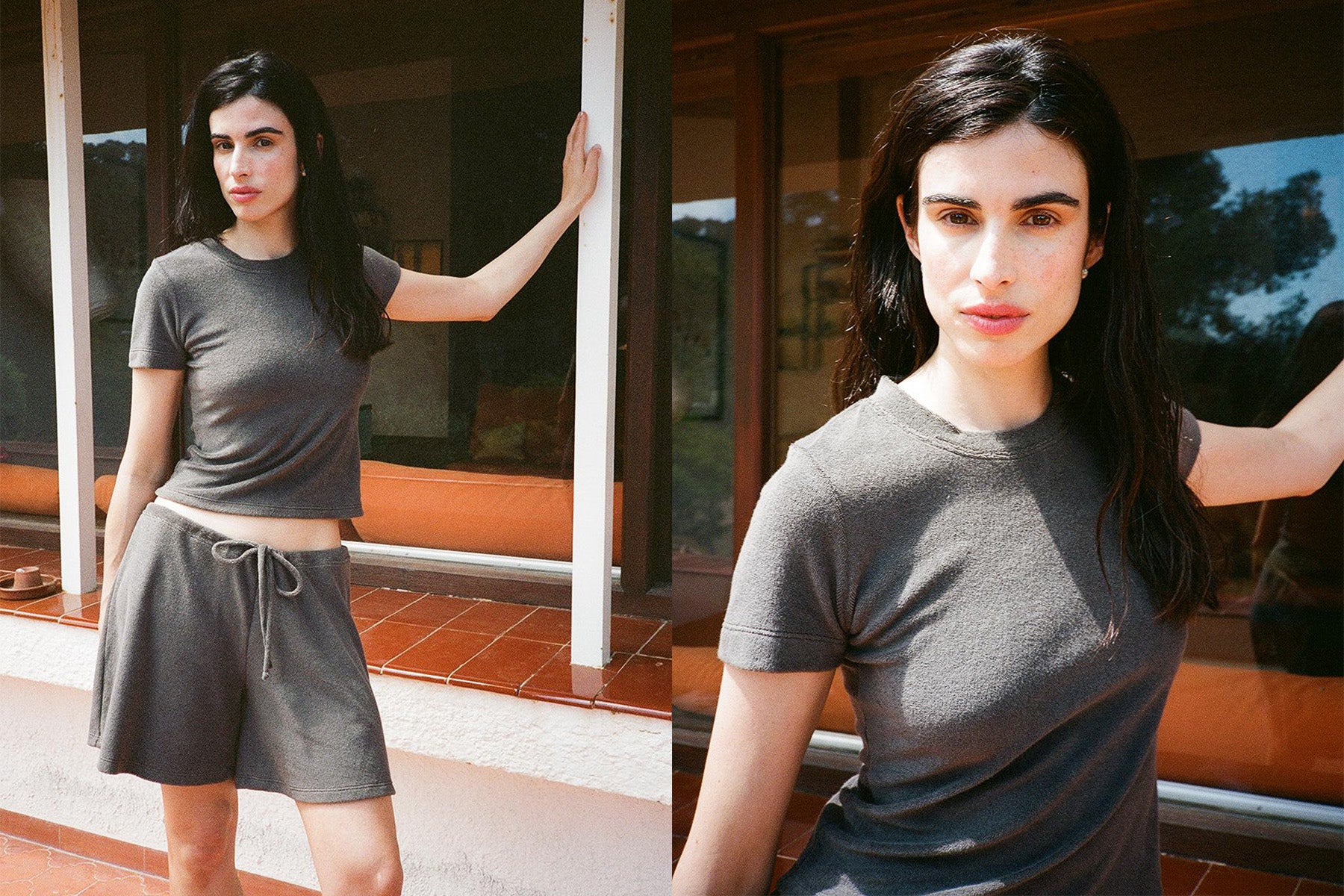 Terry Corsica Tee - Espresso