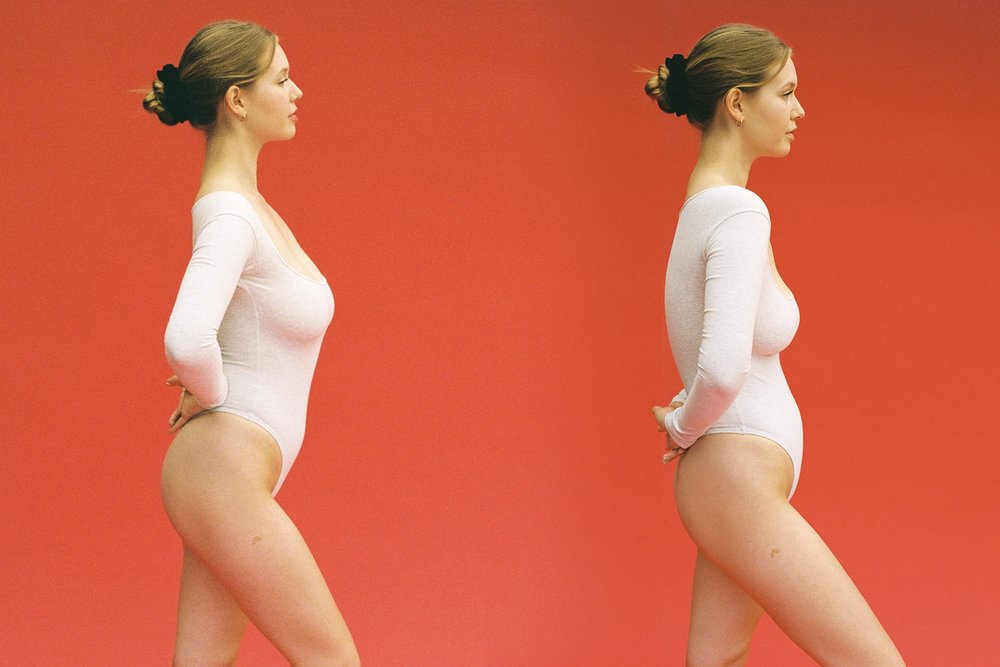 El Tigre Long Sleeve Bodysuit - Ash Grey