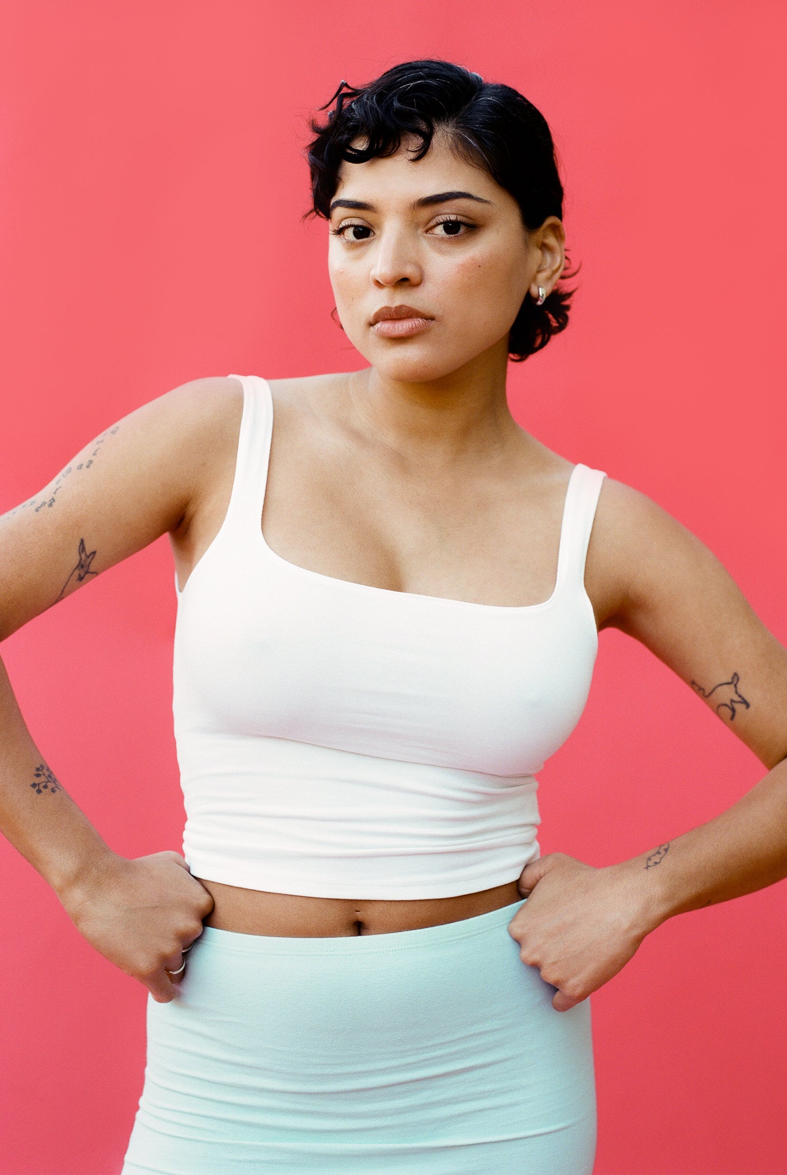 Matisse Scooped Tank - White