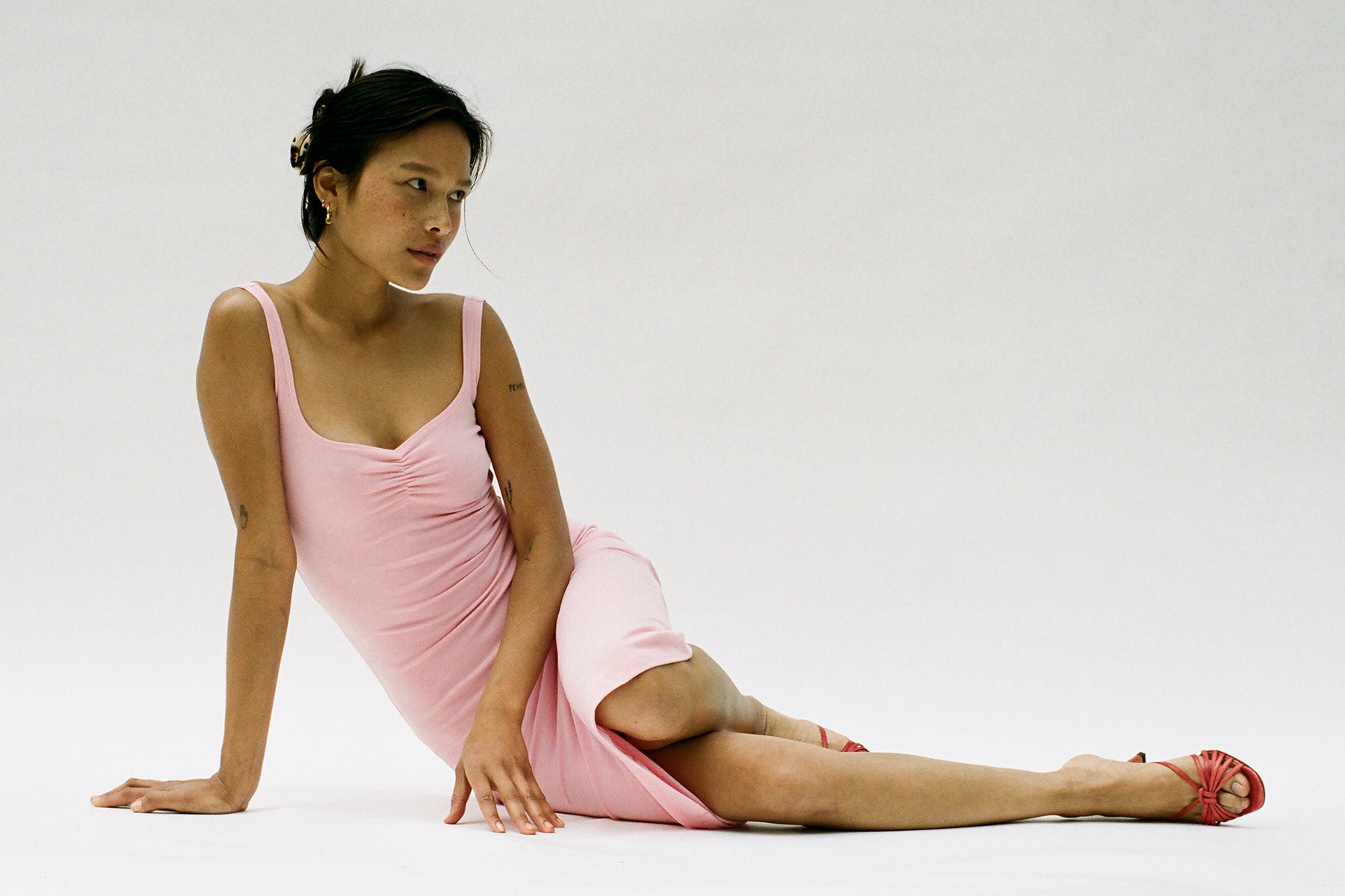 Corazon Midi Dress - Duchess Pink