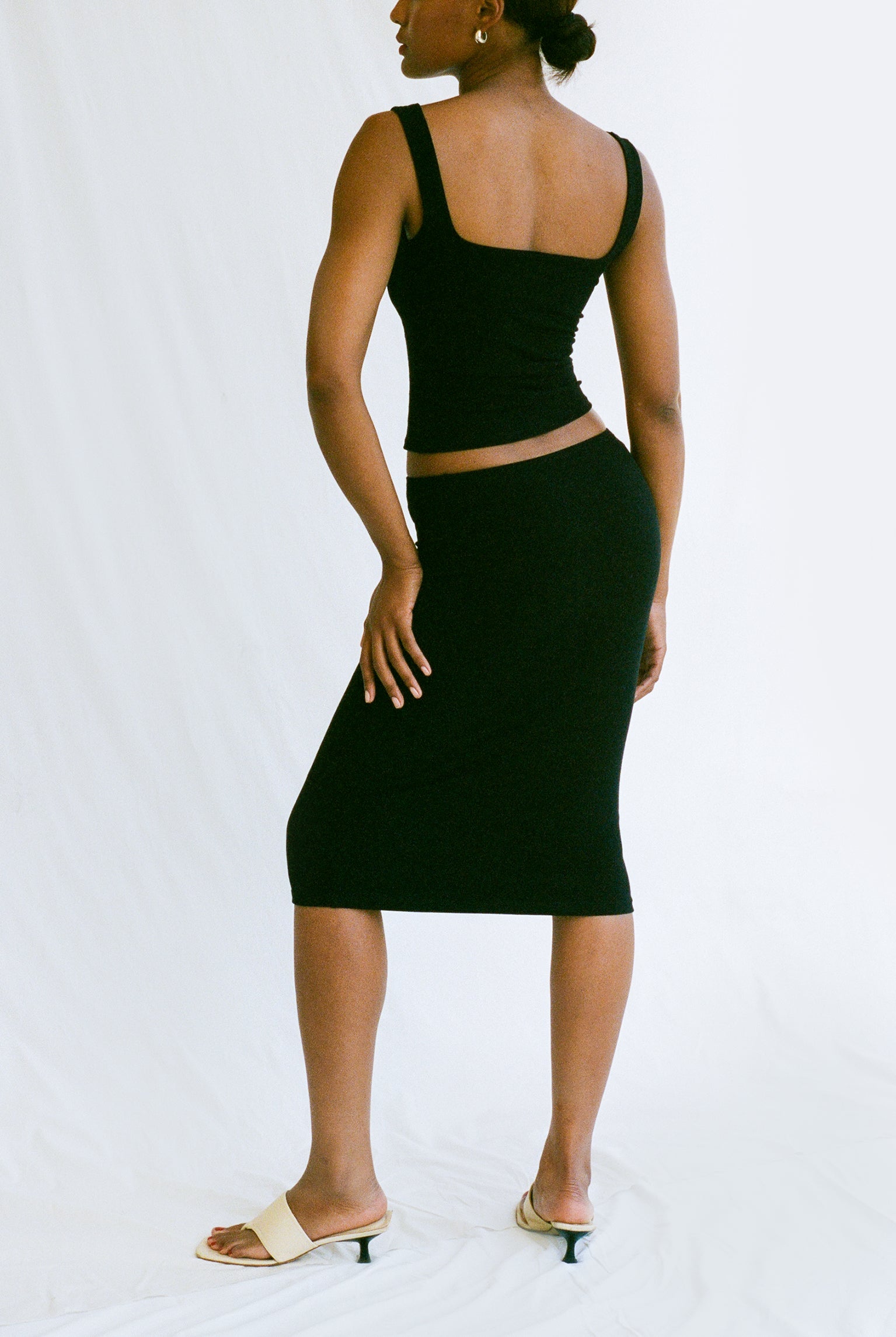 Tube Convertible Mini Dress - Black