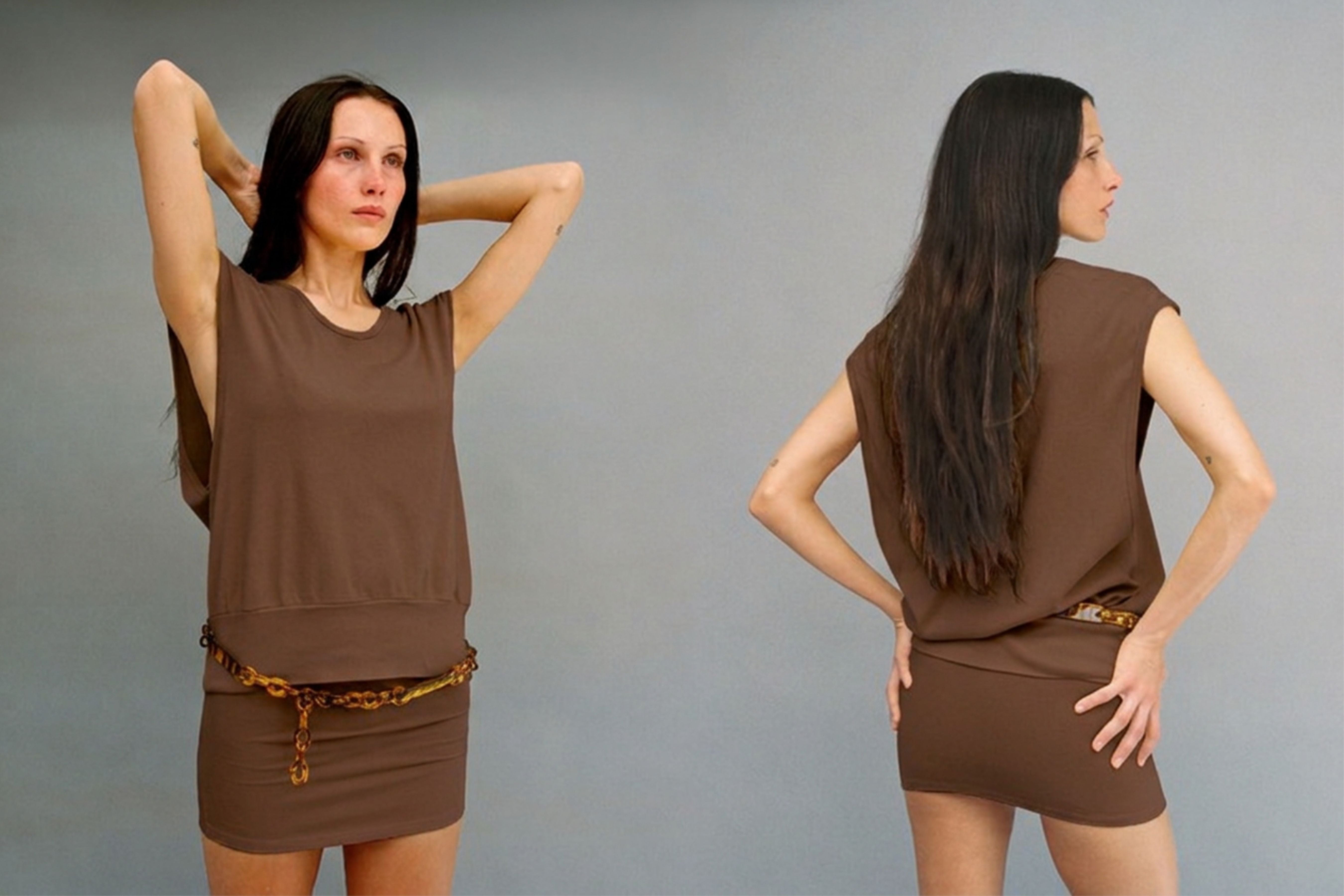 Billie Oversized Vest - Chocolate