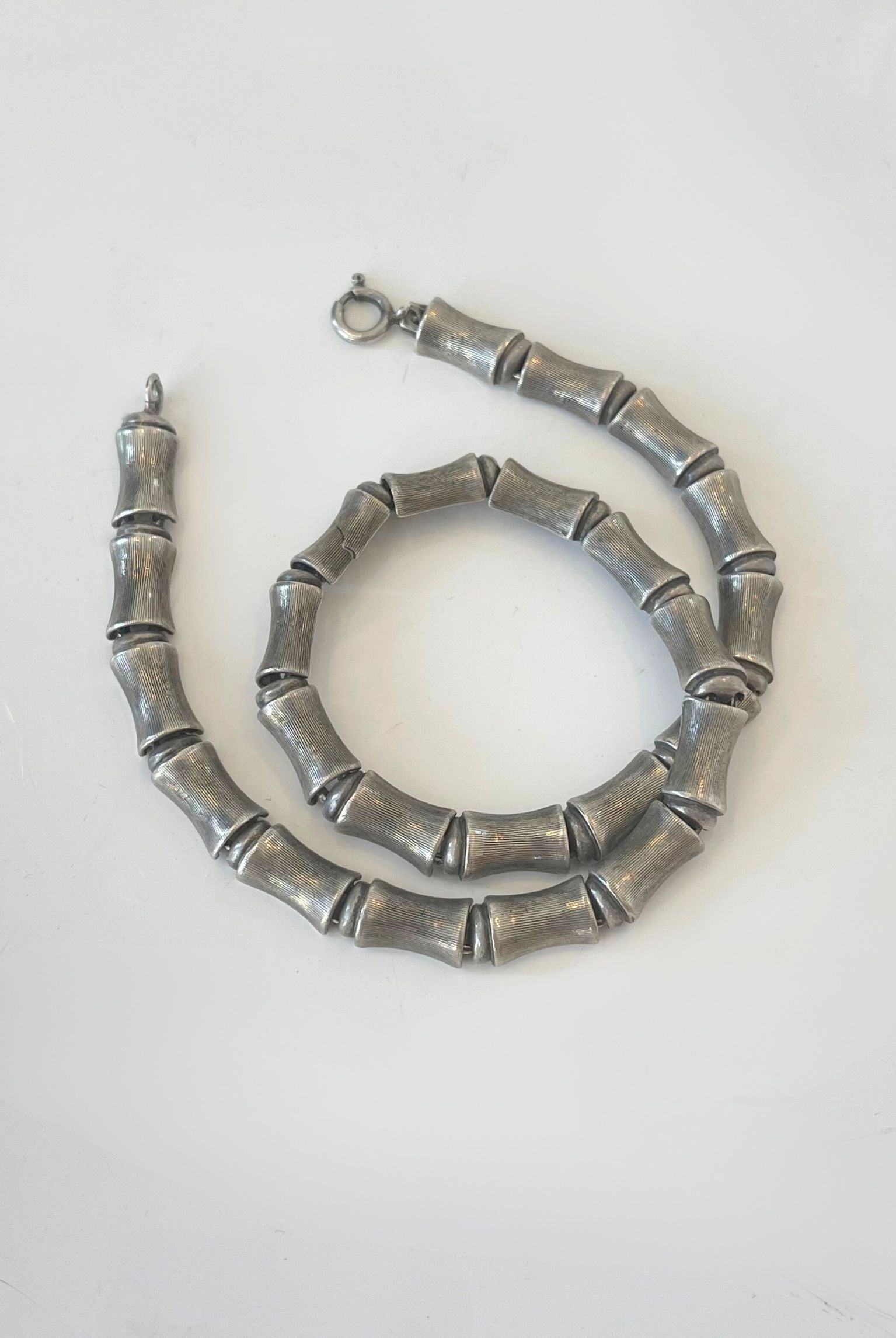 Silver Bamboo Chain