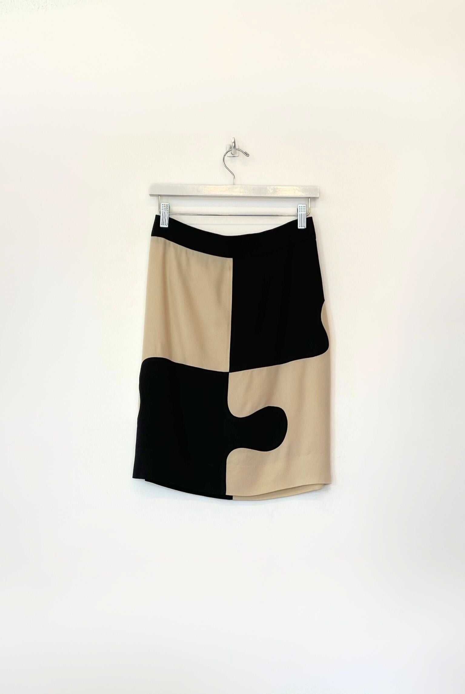 Moschino 90's Cheap and Chic Puzzle Skirt