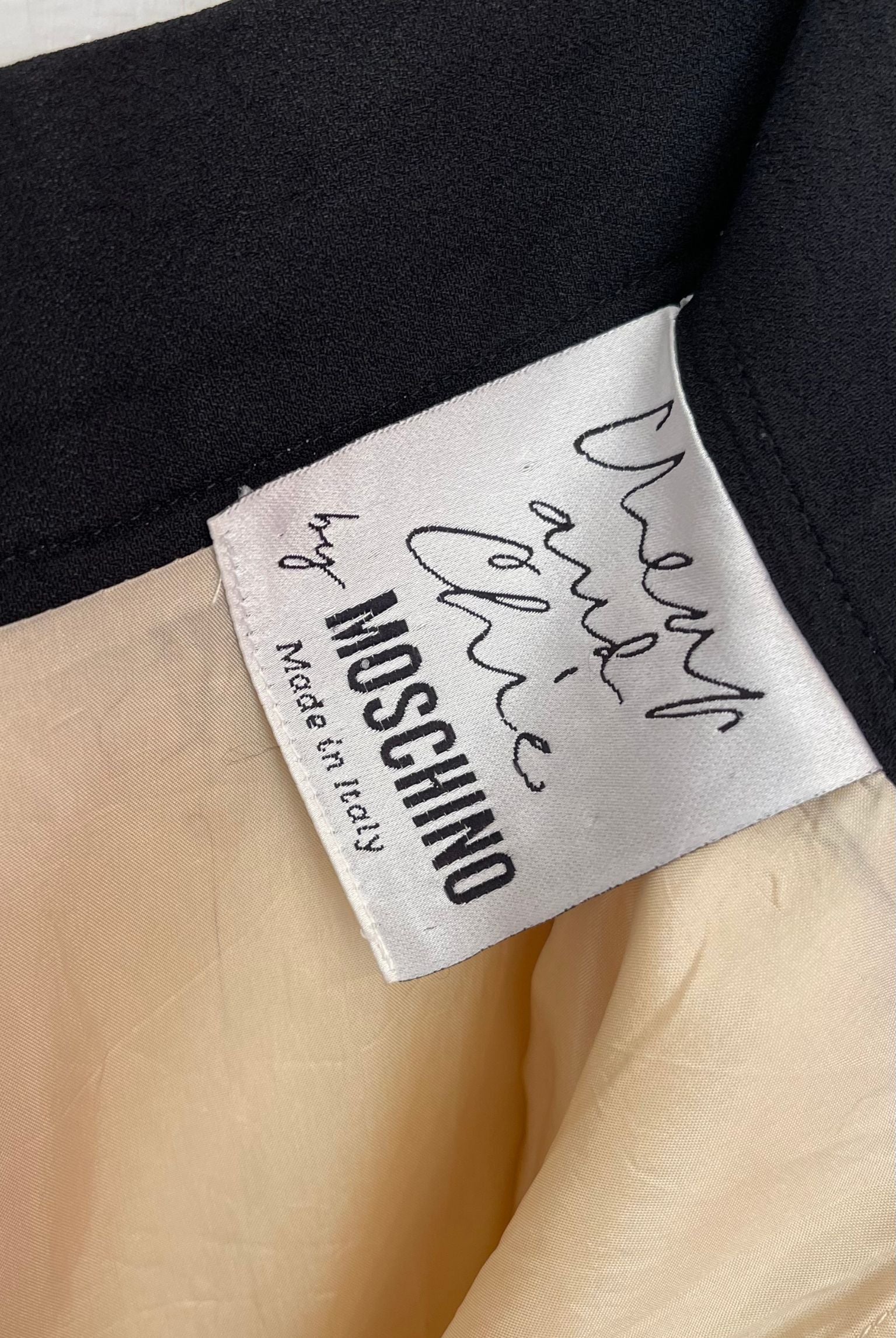 Moschino 90's Cheap and Chic Puzzle Skirt
