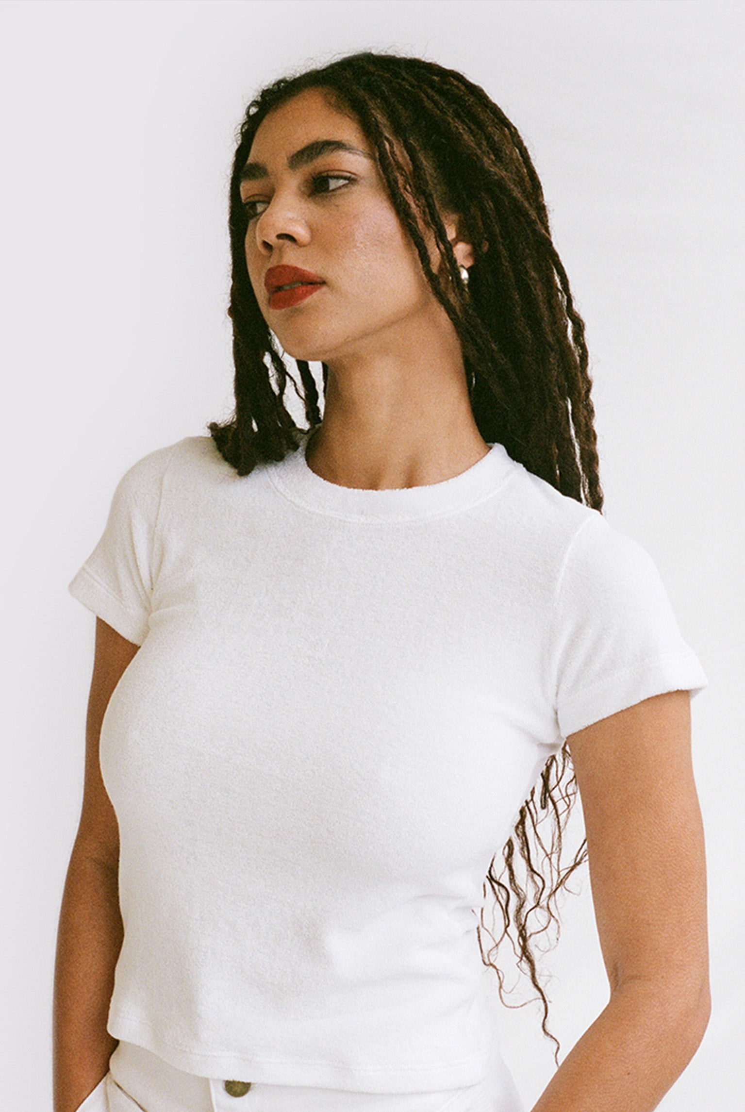 Terry Corsica Tee - White