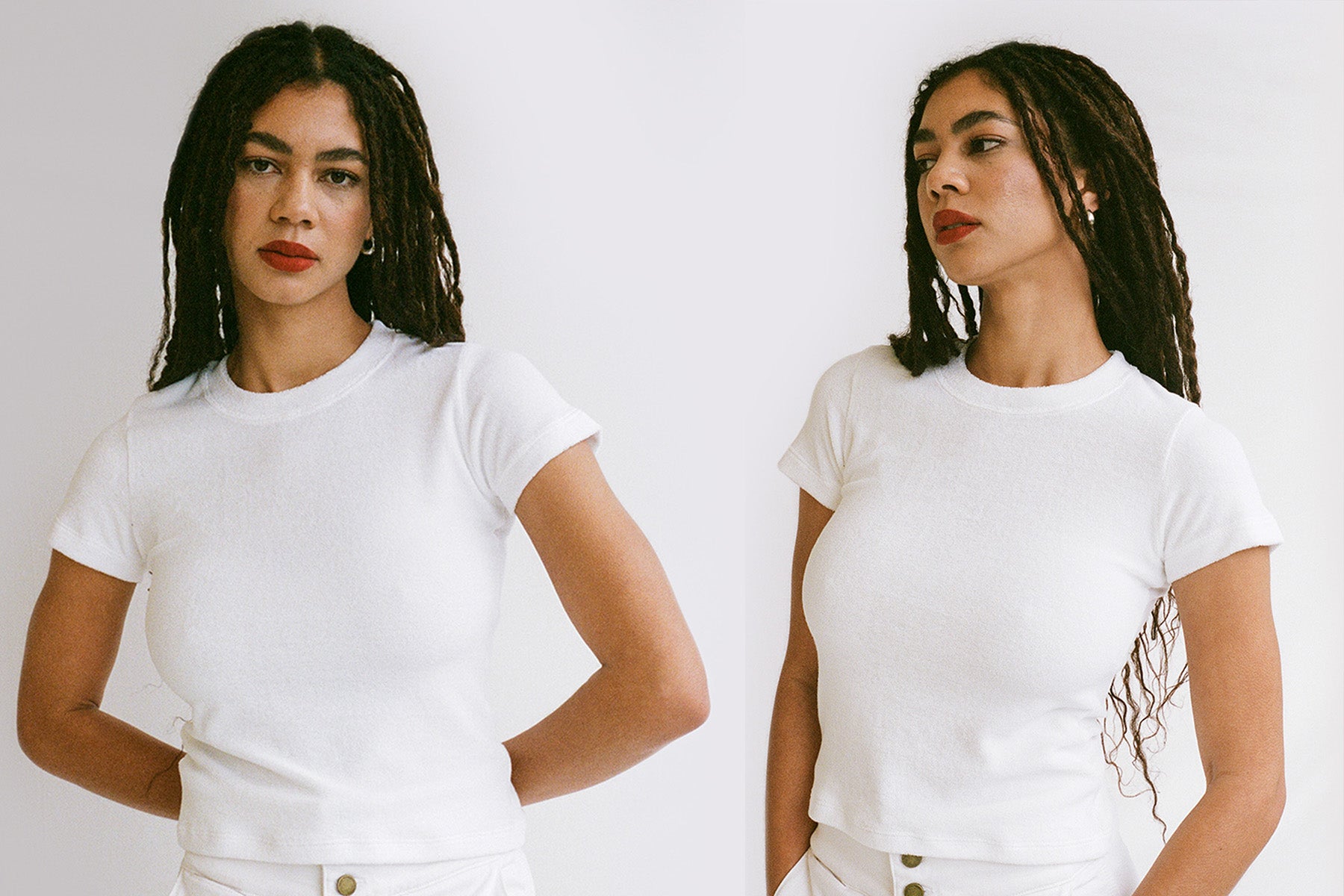 Terry Corsica Tee - White