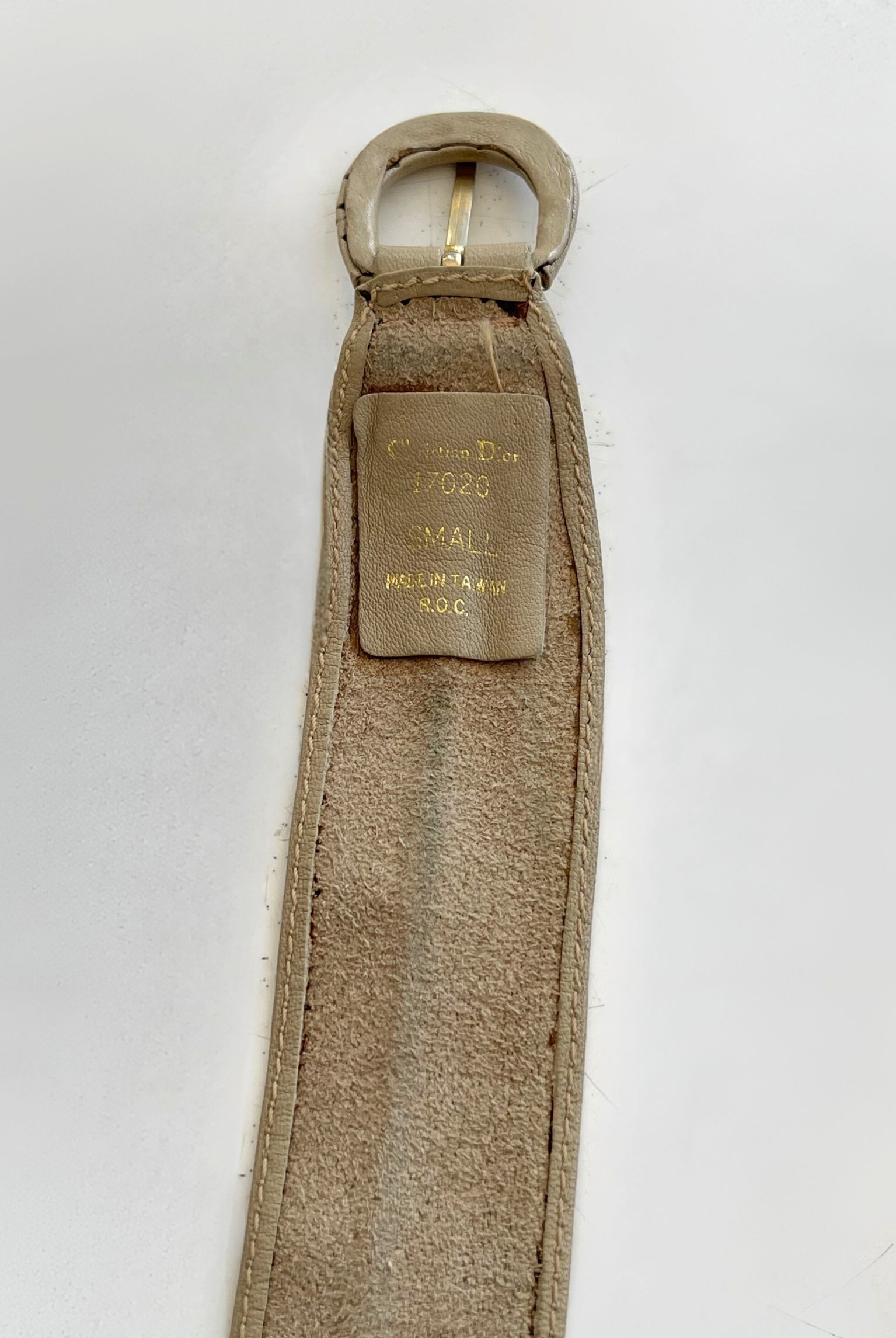 Dior Soft Leather Dress Belt