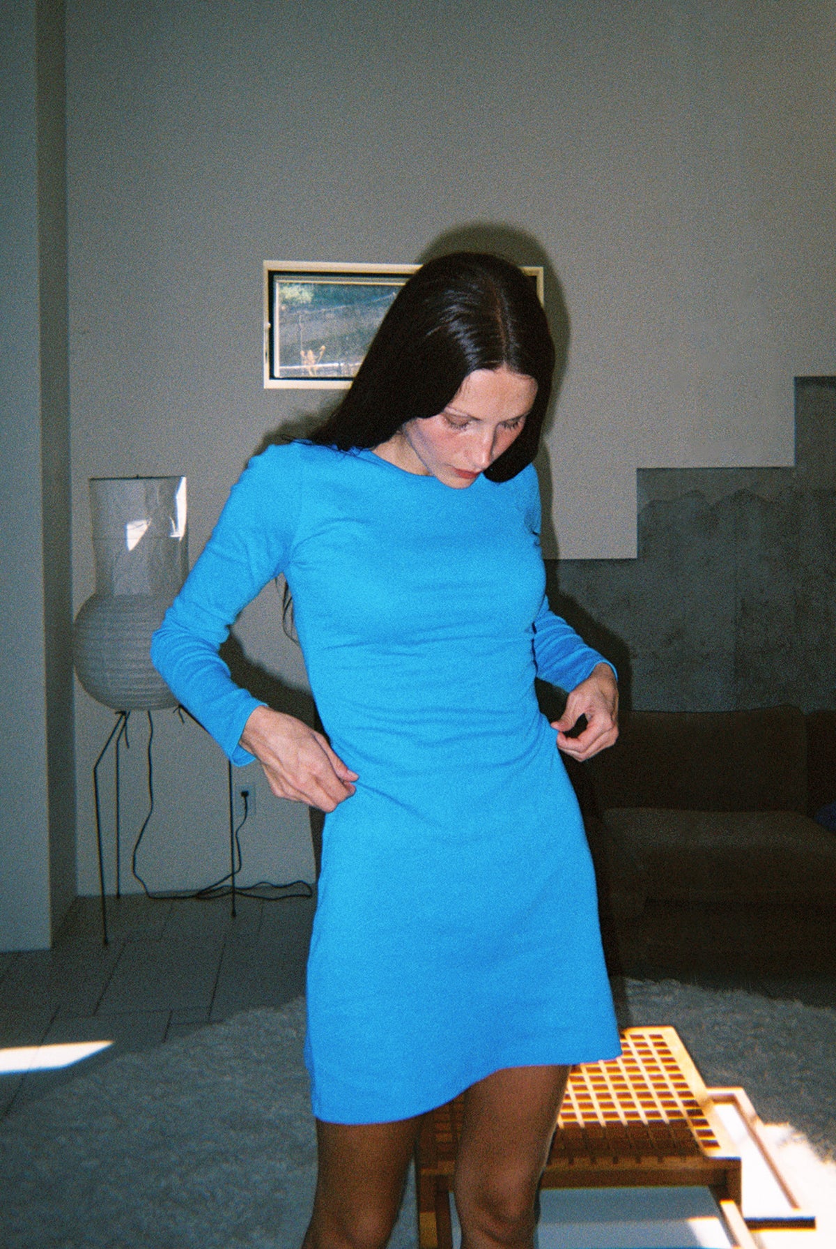 Long Sleeve Bellevue Mini Dress - Tahiti
