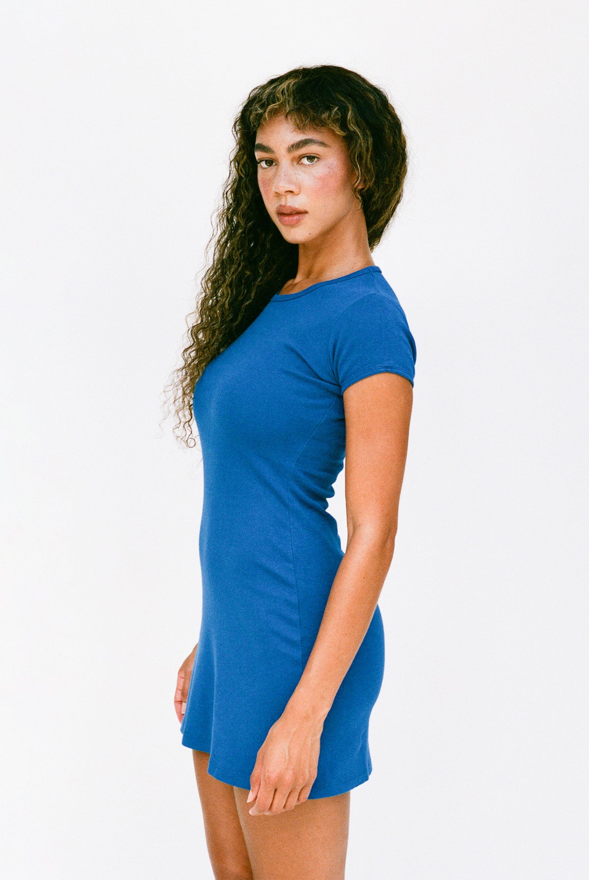 Bellevue Mini Dress - Lapis