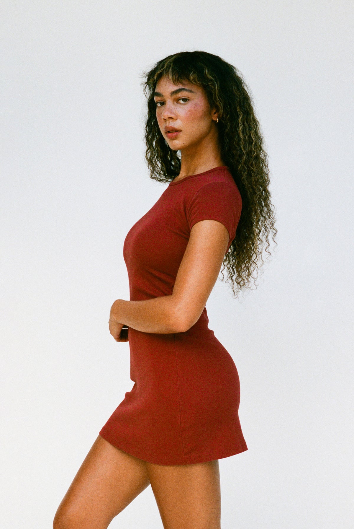 Bellevue Mini Dress - Sangria