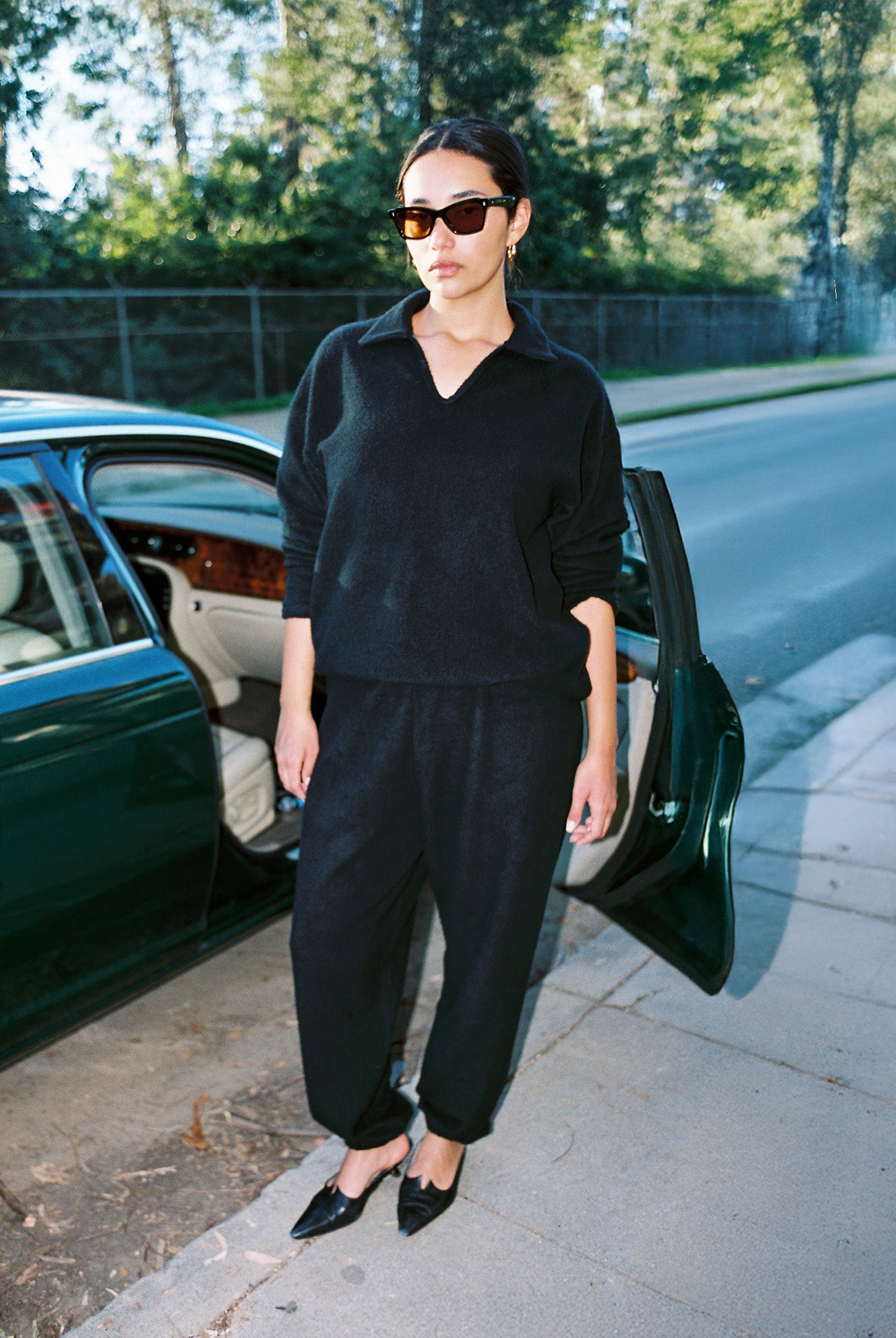 Sherpa Big Sweatpant - Black