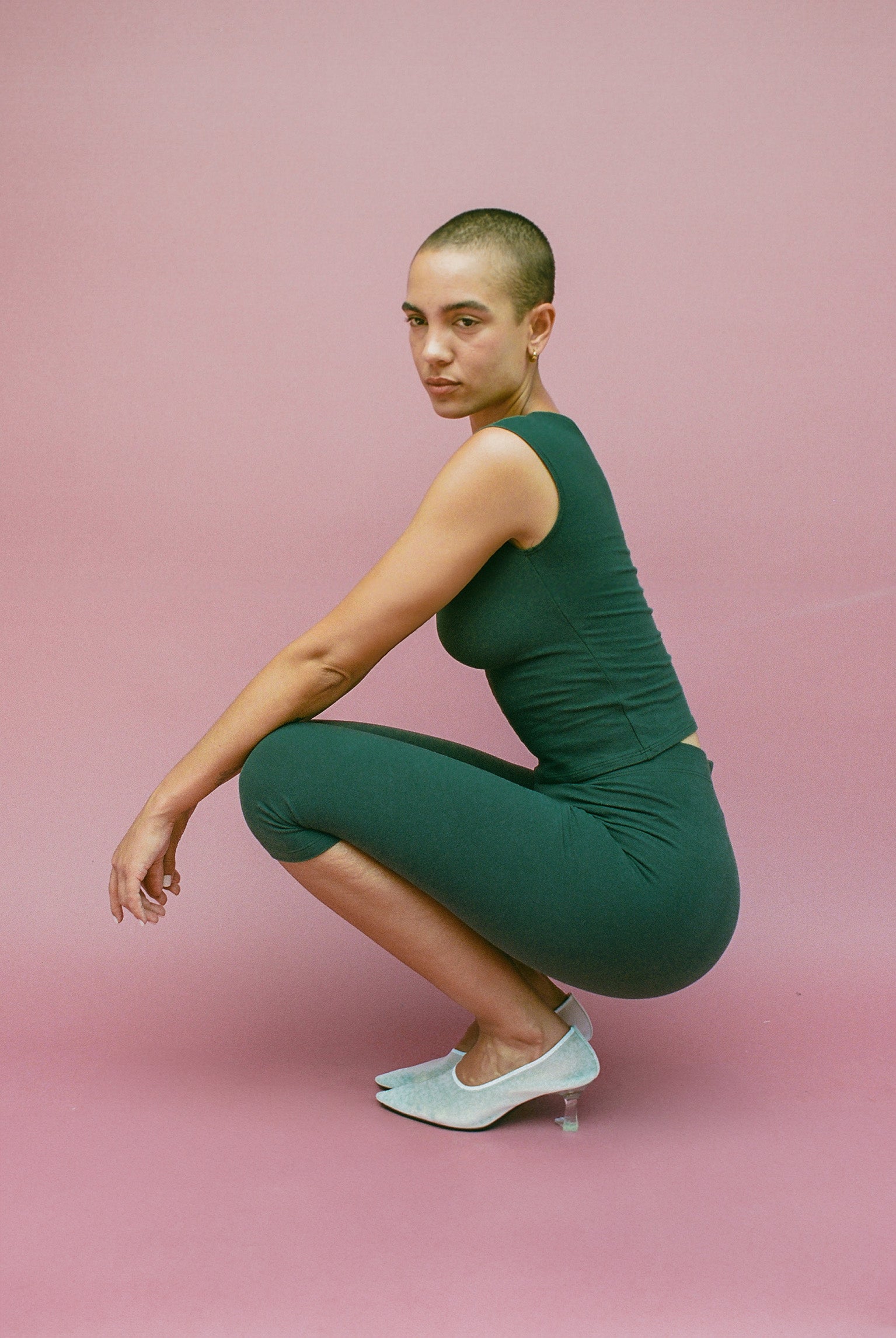 Capri Legging - Pine Grove