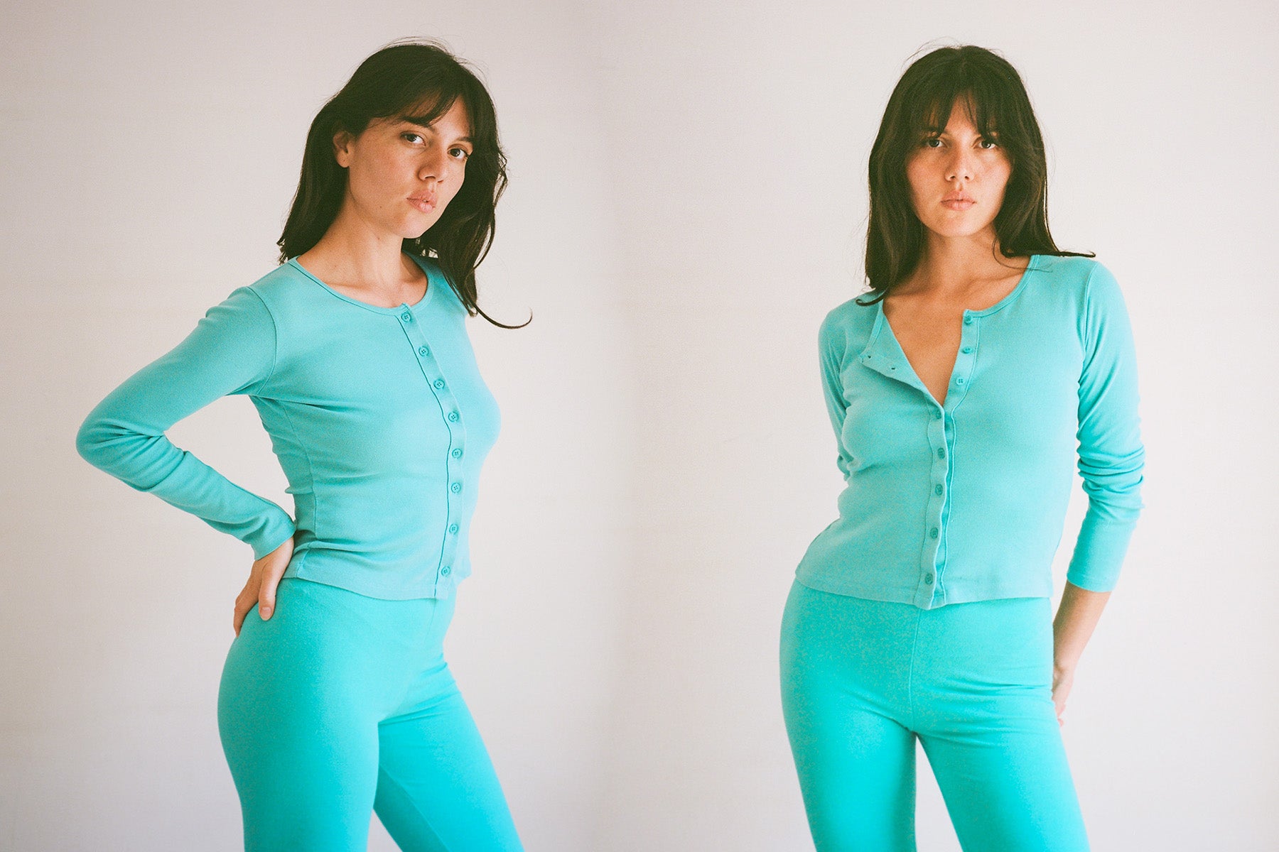 Sophie Cardigan - Aqua | GIL RODRIGUEZ