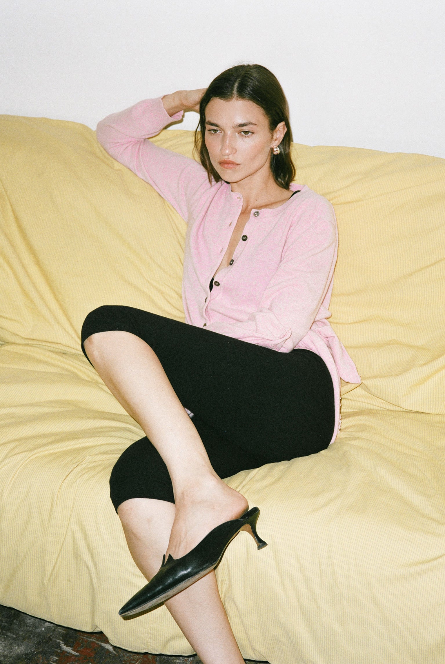 Tricot x Gil Rodriguez Cashmere Cardigan - Rosa