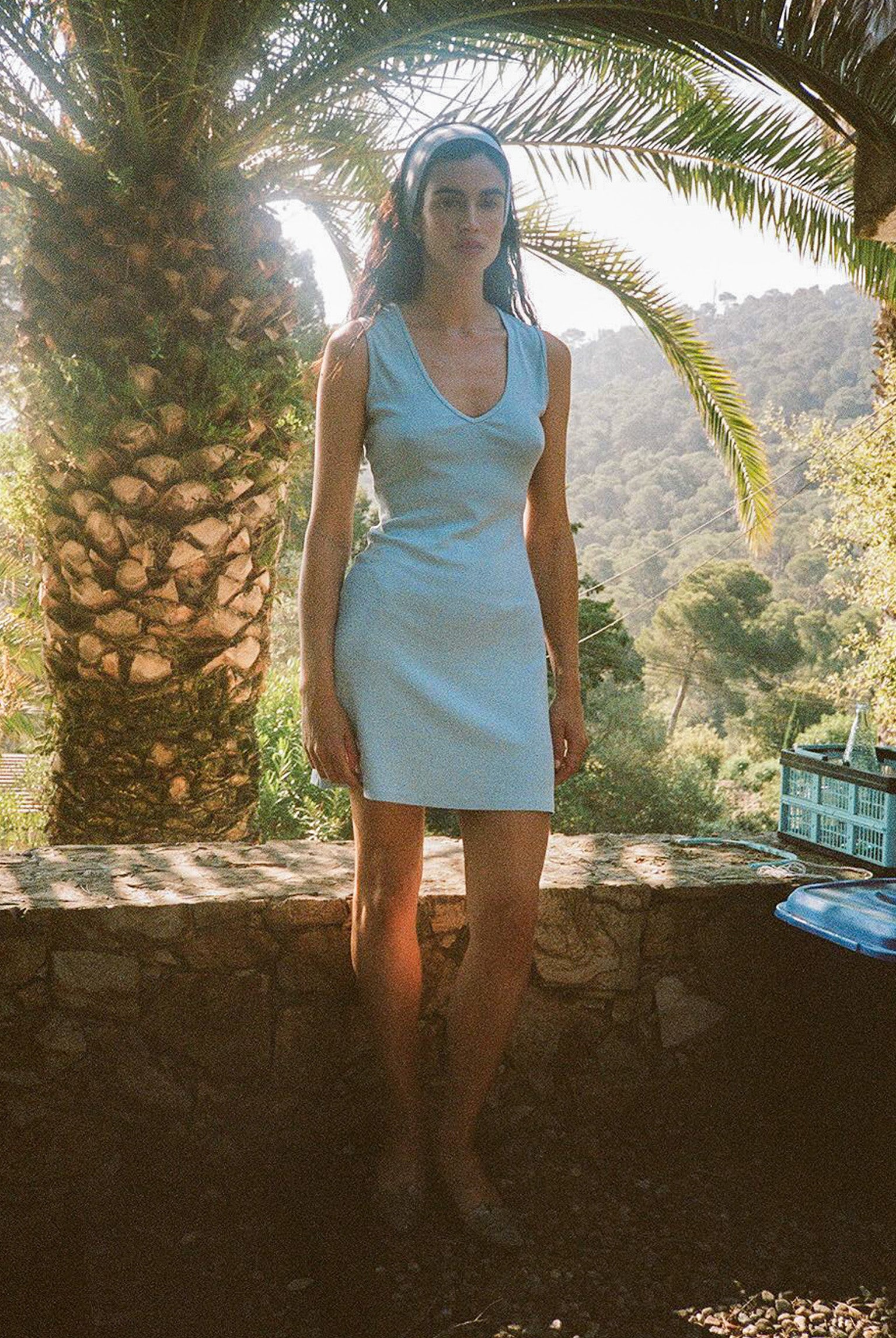 Carrie Mini Dress - Lagoon