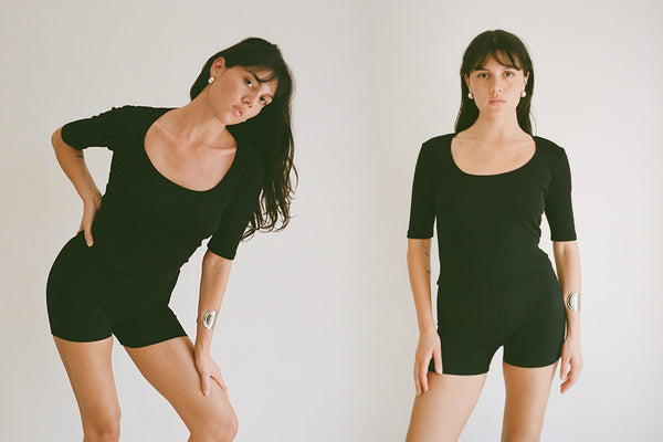 CELINE ブラック クロップドタンクトップ S Celine Half-Sleeve Top - Black | GIL RODRIGUEZ