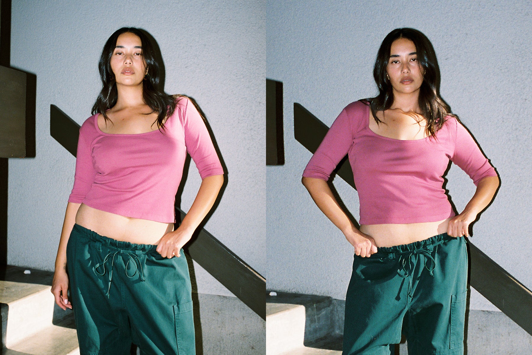 Celine Half-Sleeve Top - Mauvewood