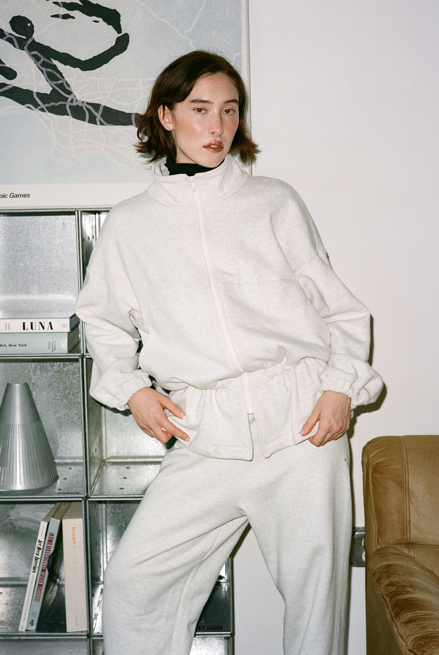 Fleece City Jacket - Ash Grey | GIL RODRIGUEZ