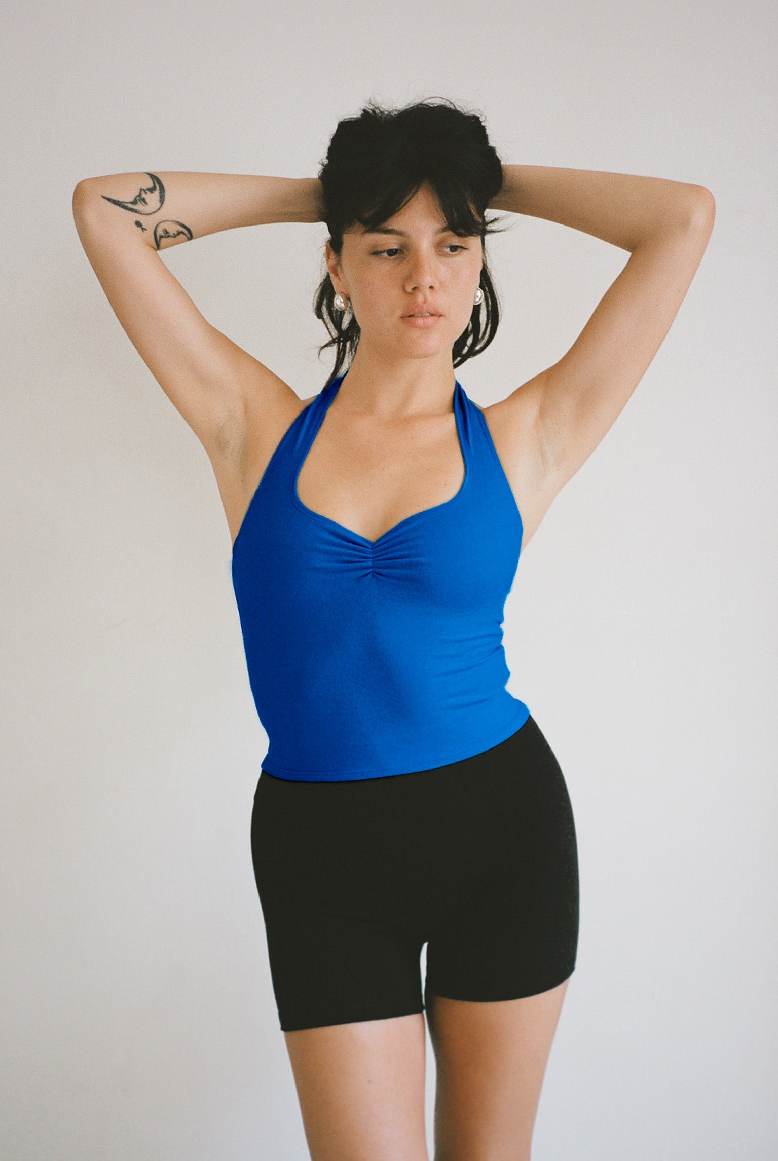 Corazon Halter Top - Lapis | GIL RODRIGUEZ