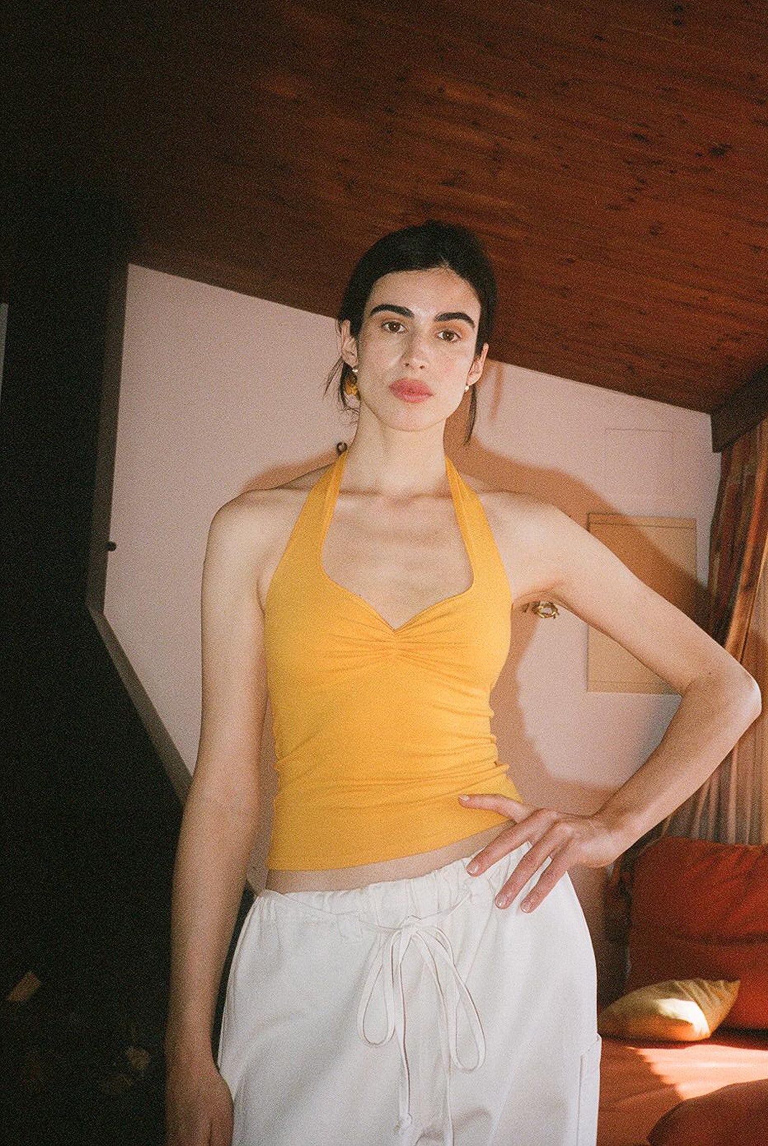 Corazon Halter Top - Honey