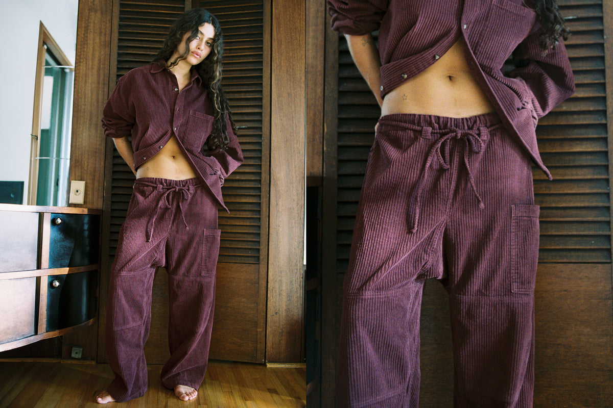 Corduroy Lou Pant - Andorra