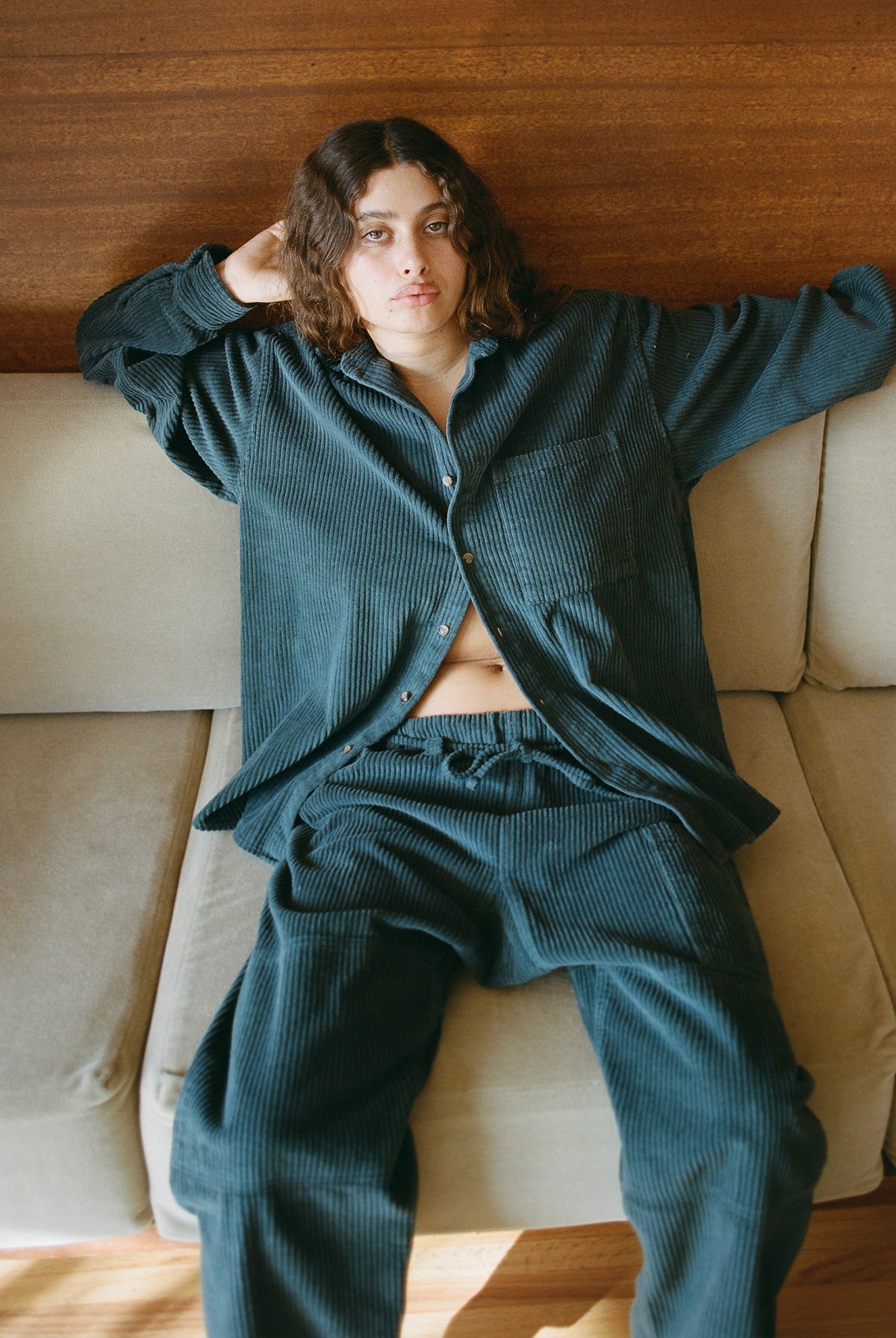 Corduroy Lou Pant - Scarab
