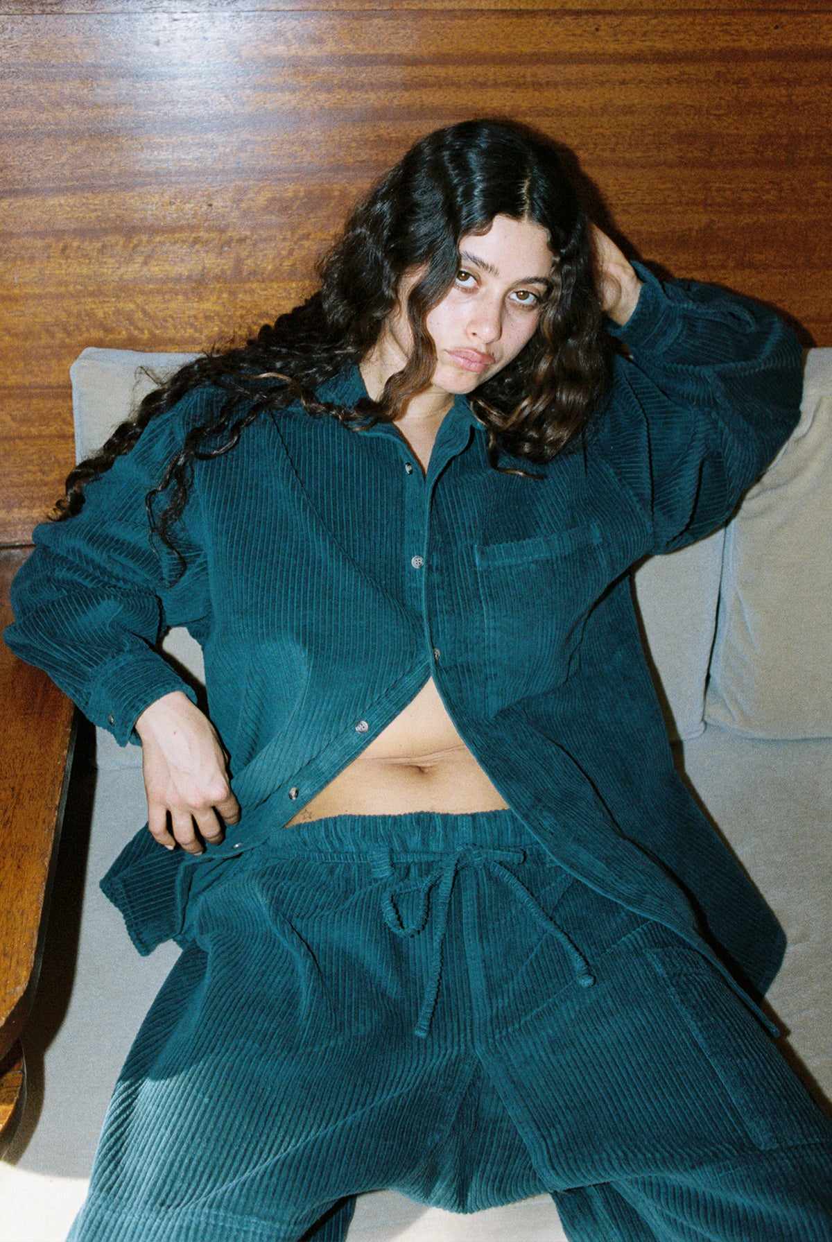 Corduroy Lou Pant - Scarab