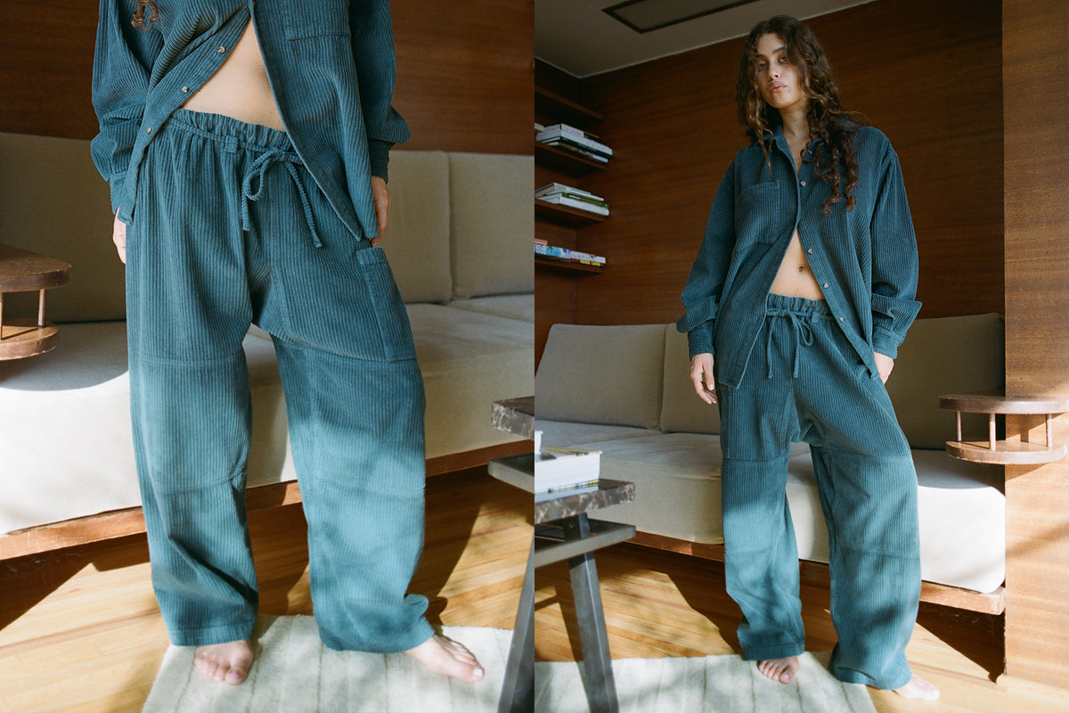 Corduroy Lou Pant - Scarab