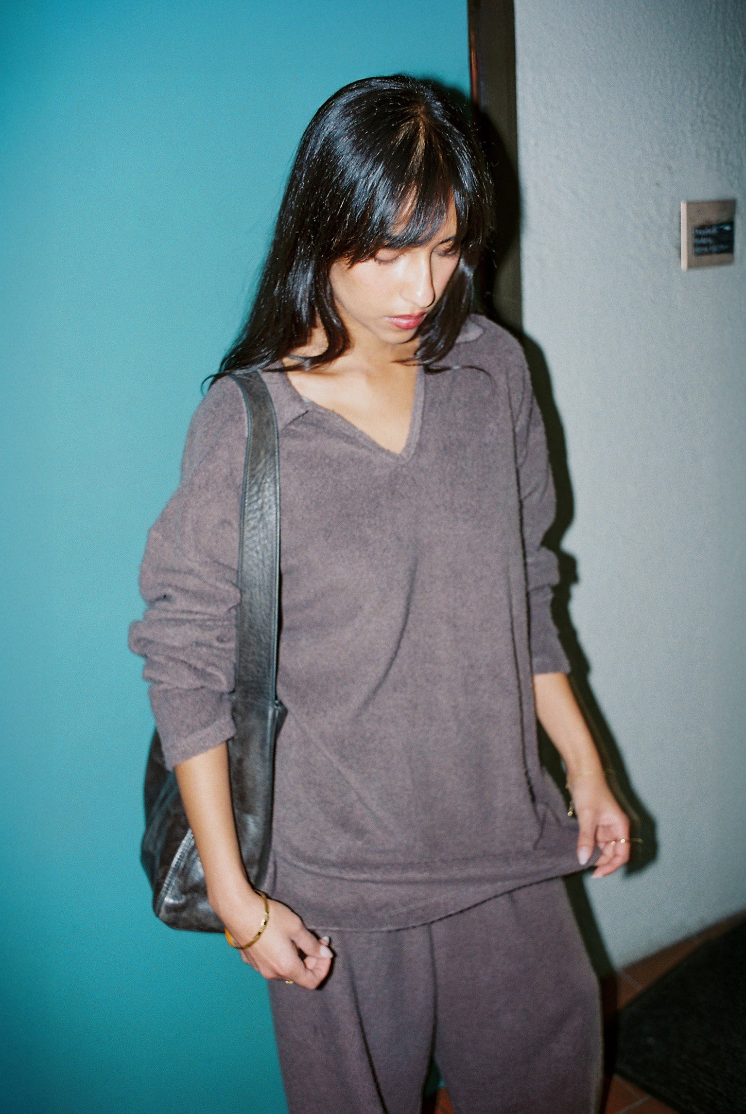 Sherpa Hugh L/S Top - Deep Taupe