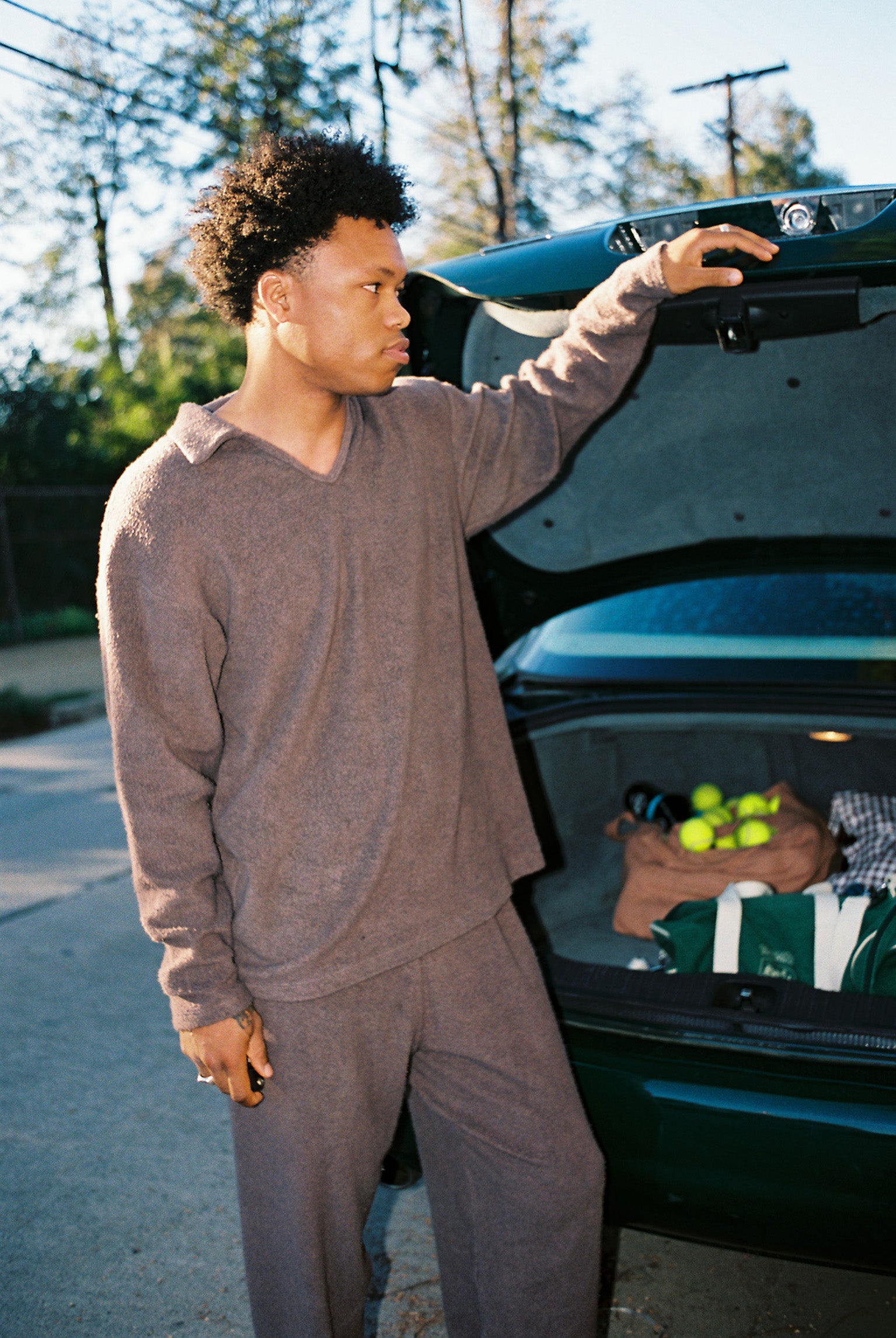Sherpa Hugh L/S Top - Deep Taupe | GIL RODRIGUEZ