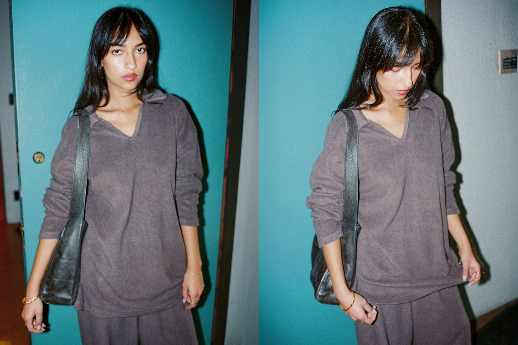 Sherpa Hugh L/S Top - Deep Taupe | GIL RODRIGUEZ