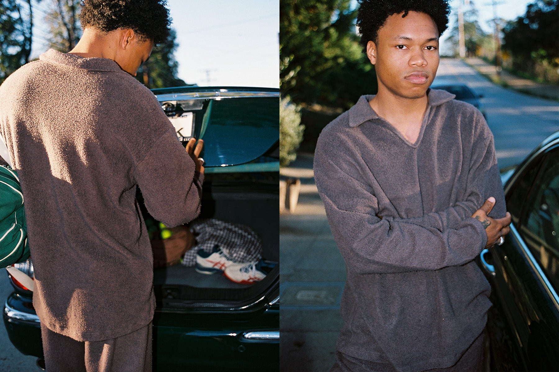 Sherpa Hugh L/S Top - Deep Taupe | GIL RODRIGUEZ