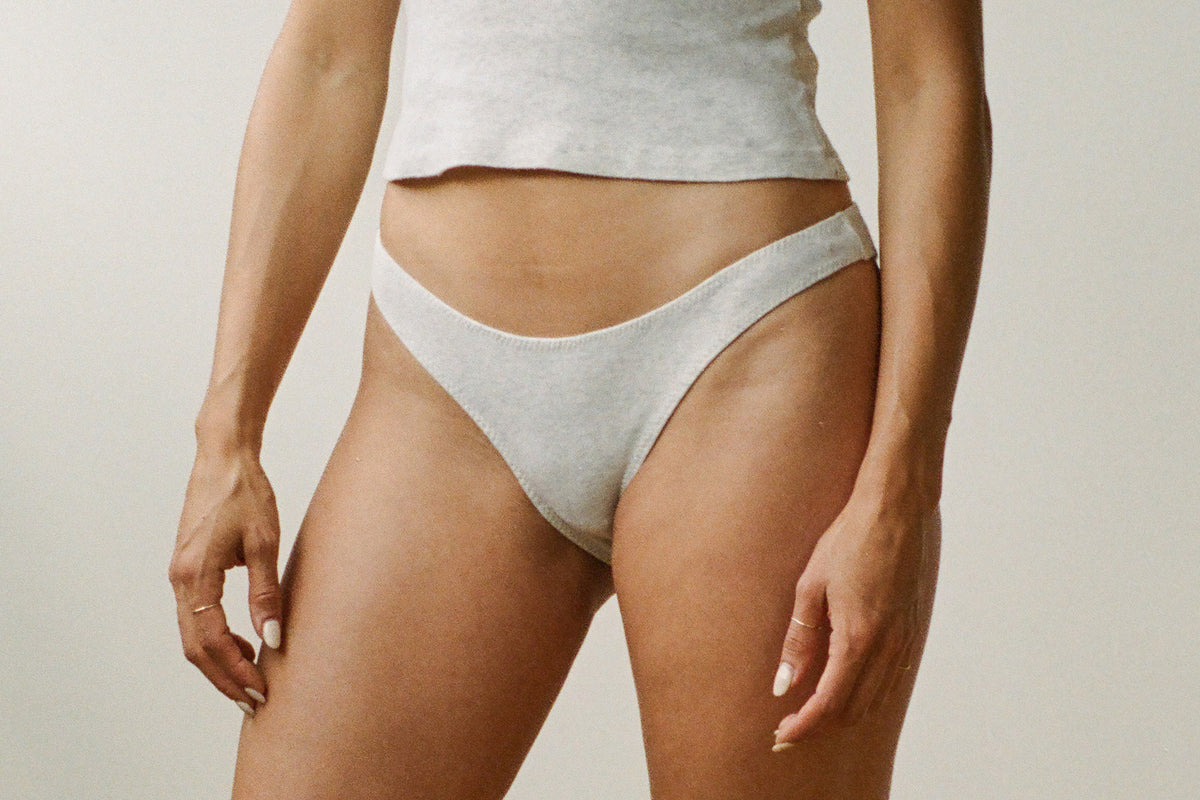 French 100 Brief - Ash Grey