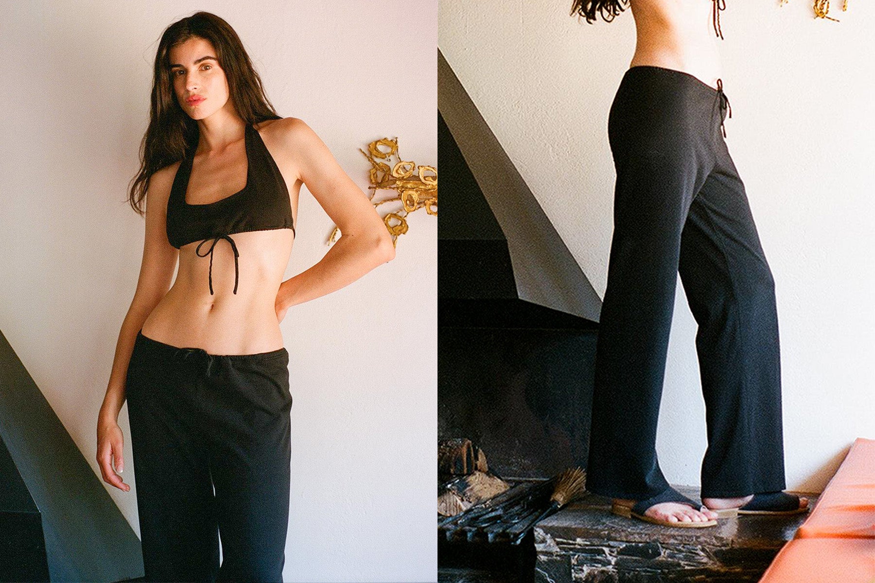 Girona Drawstring Pant - Black