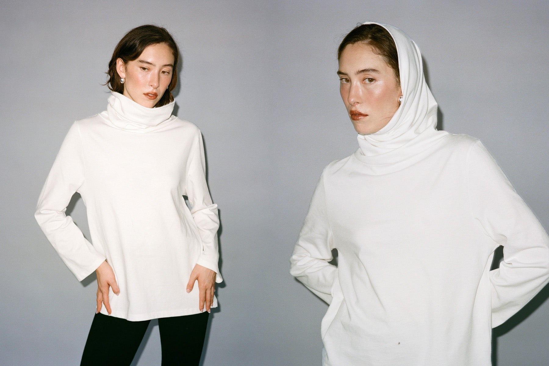Grace Turtleneck - White