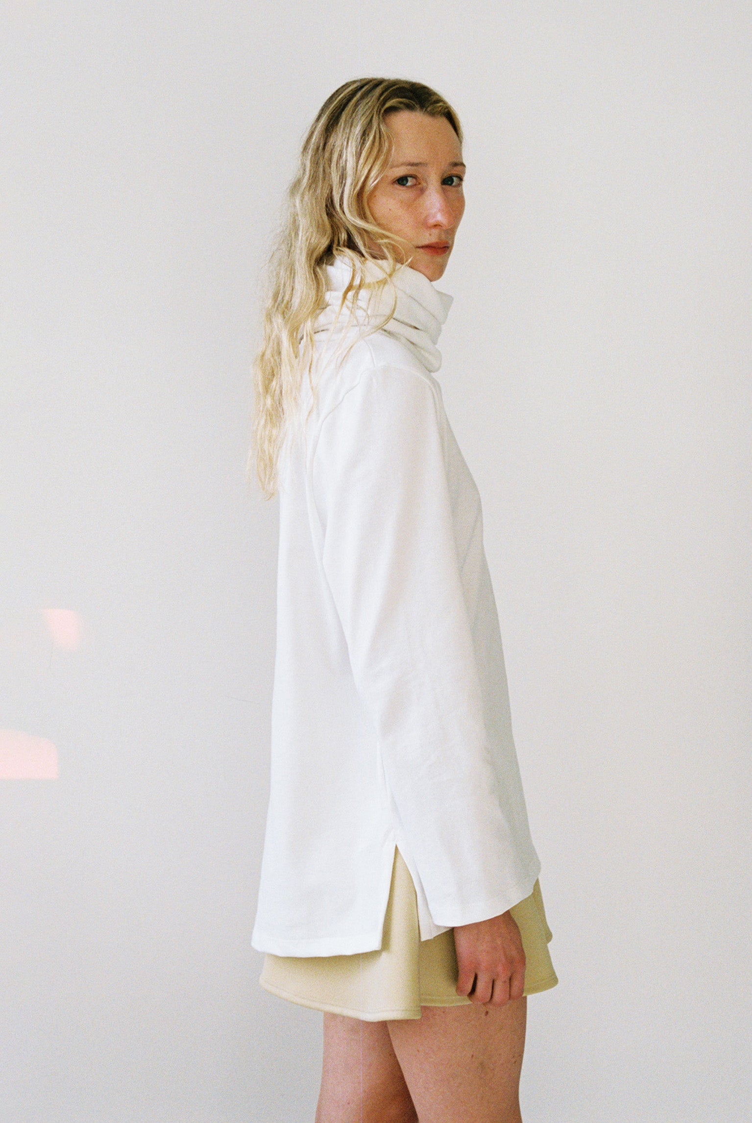 Grace Turtleneck - White