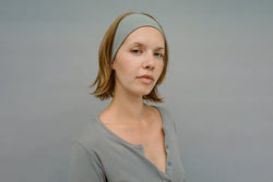 Stretch Headband - Neutral Grey