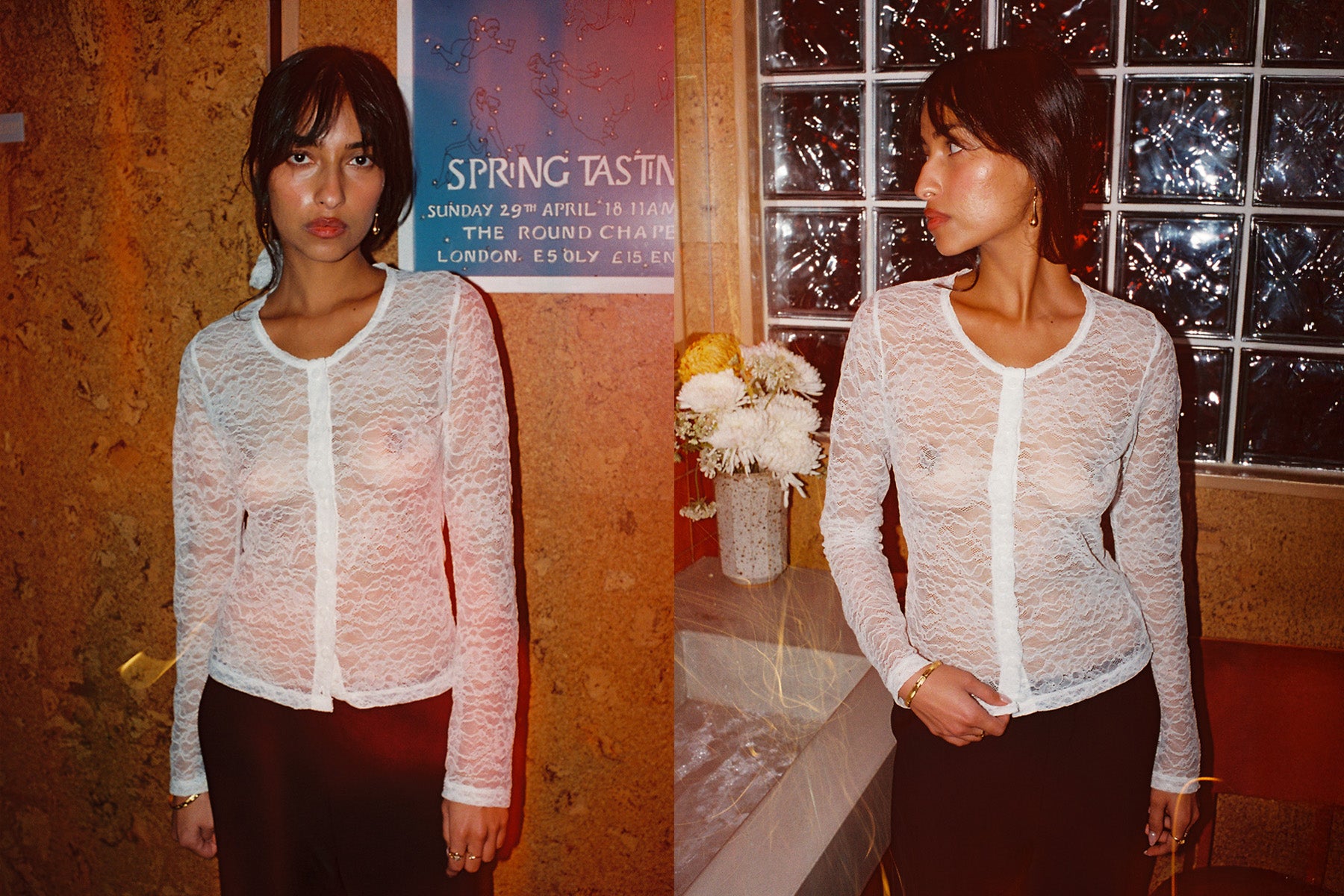 Lace Sophie Cardigan - Ivory