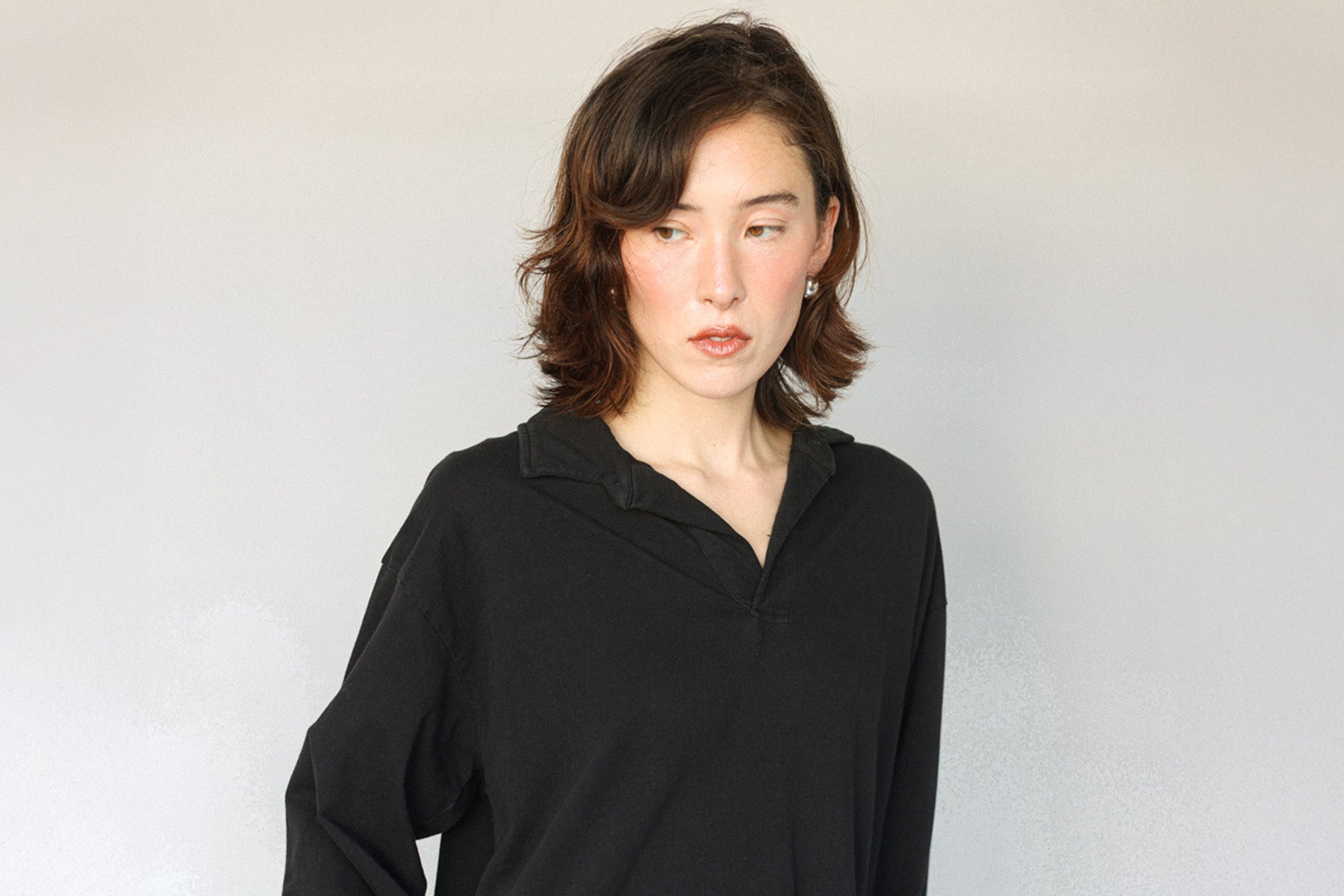 Lauren Collared Shirt - Black