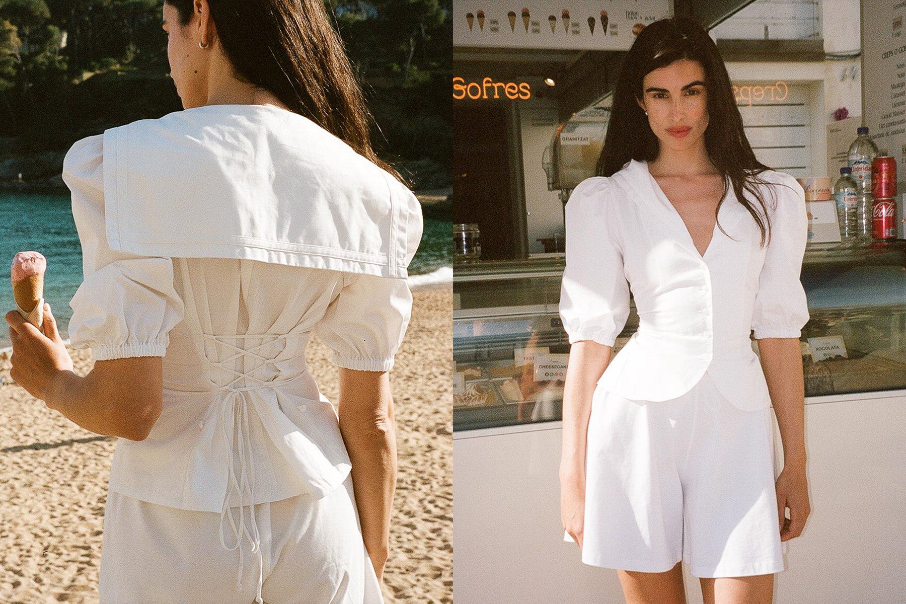 Turtleneck L/S Bellevue Tee - White | GIL RODRIGUEZ