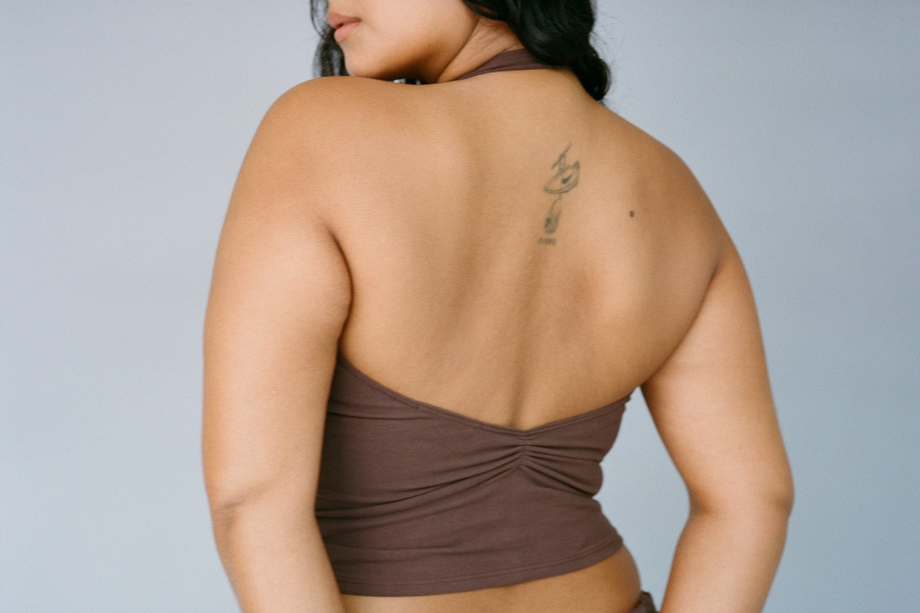 Corazon Halter Top - Chocolate