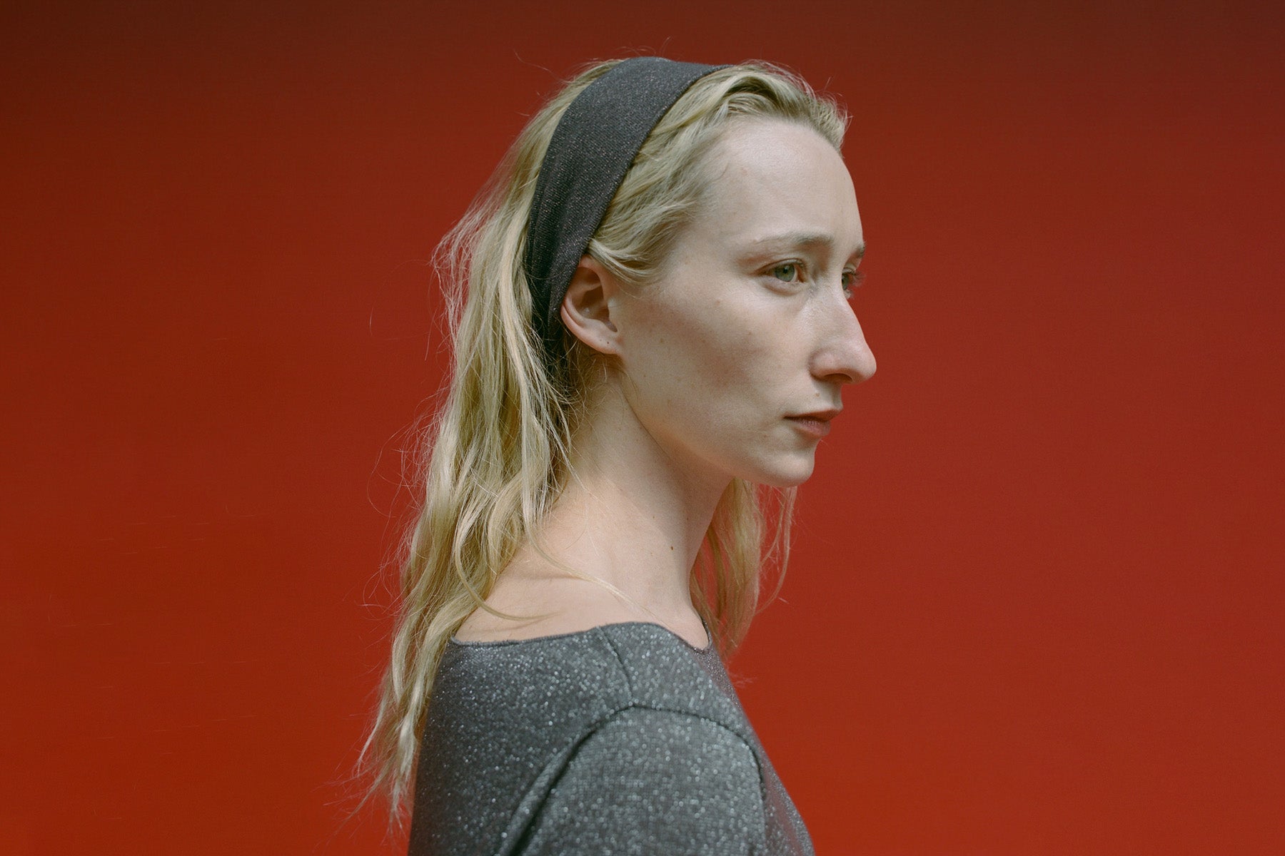 Shimmer Knit Headband - Espresso