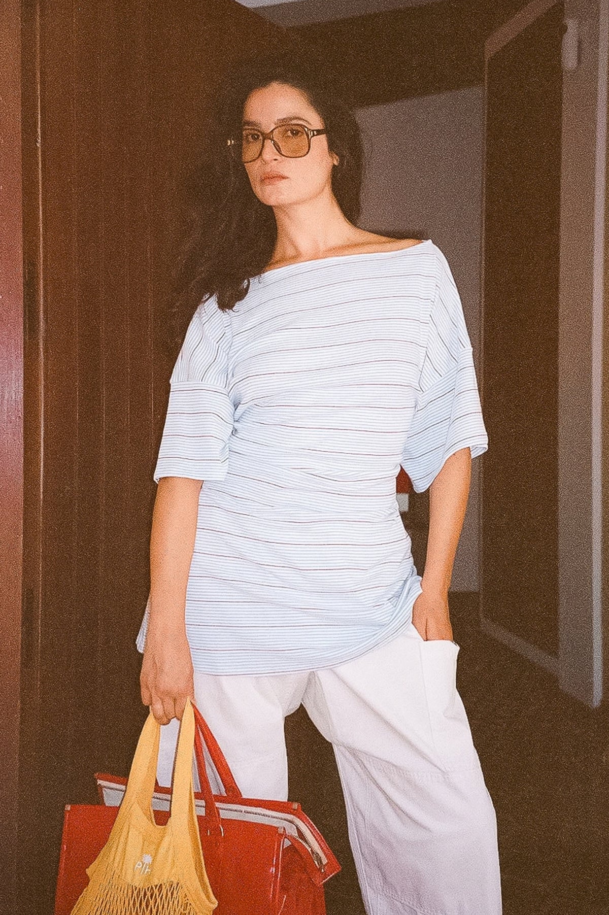 Skipper Shirt Dress - Striped Baby Rib