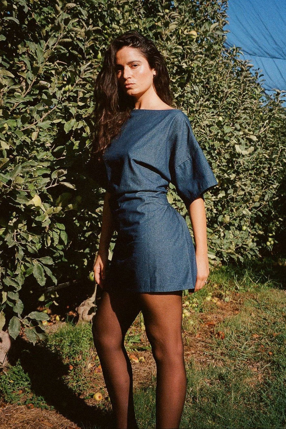 Skipper Shirt Dress - Denim