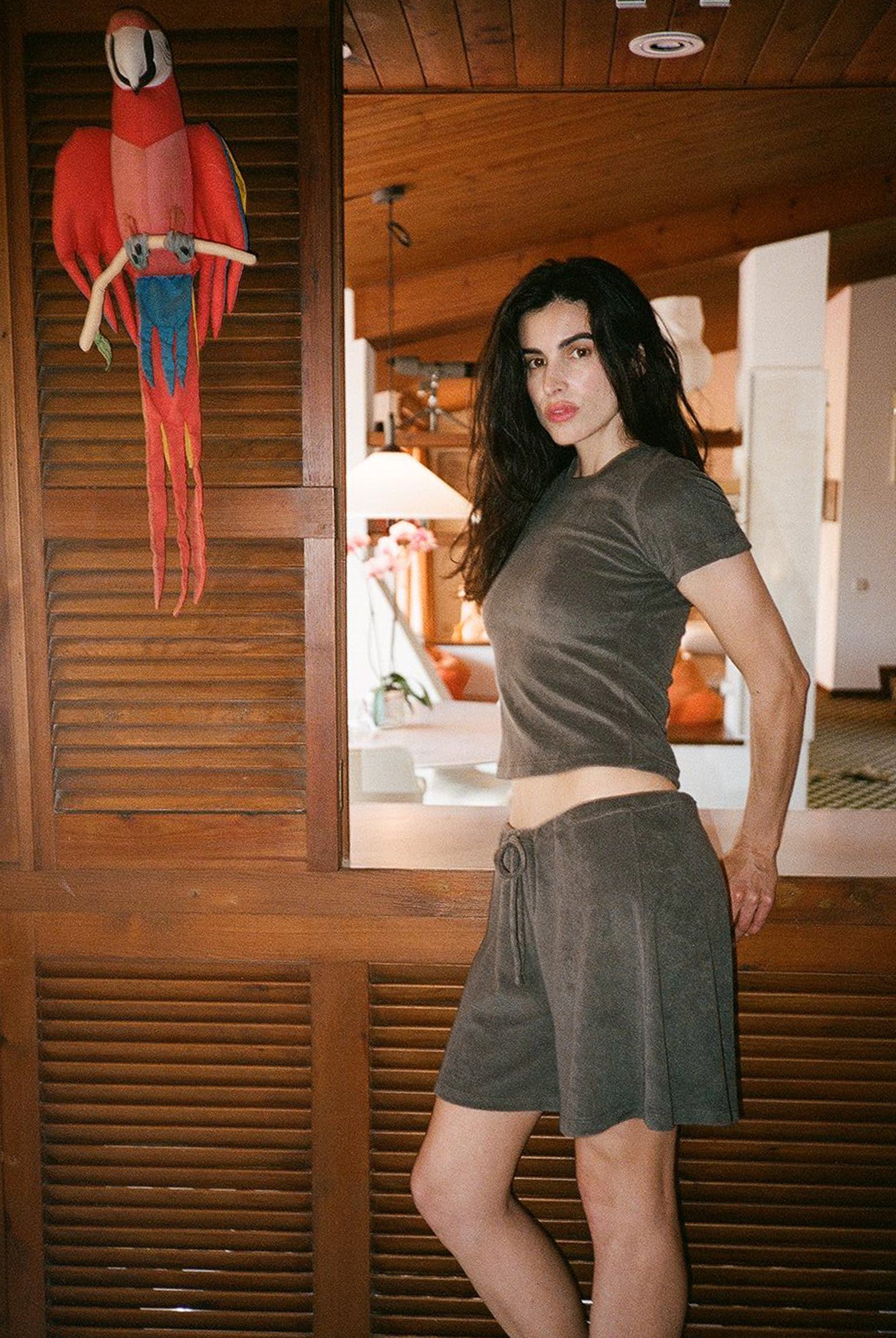 Terry Corsica Tee - Espresso