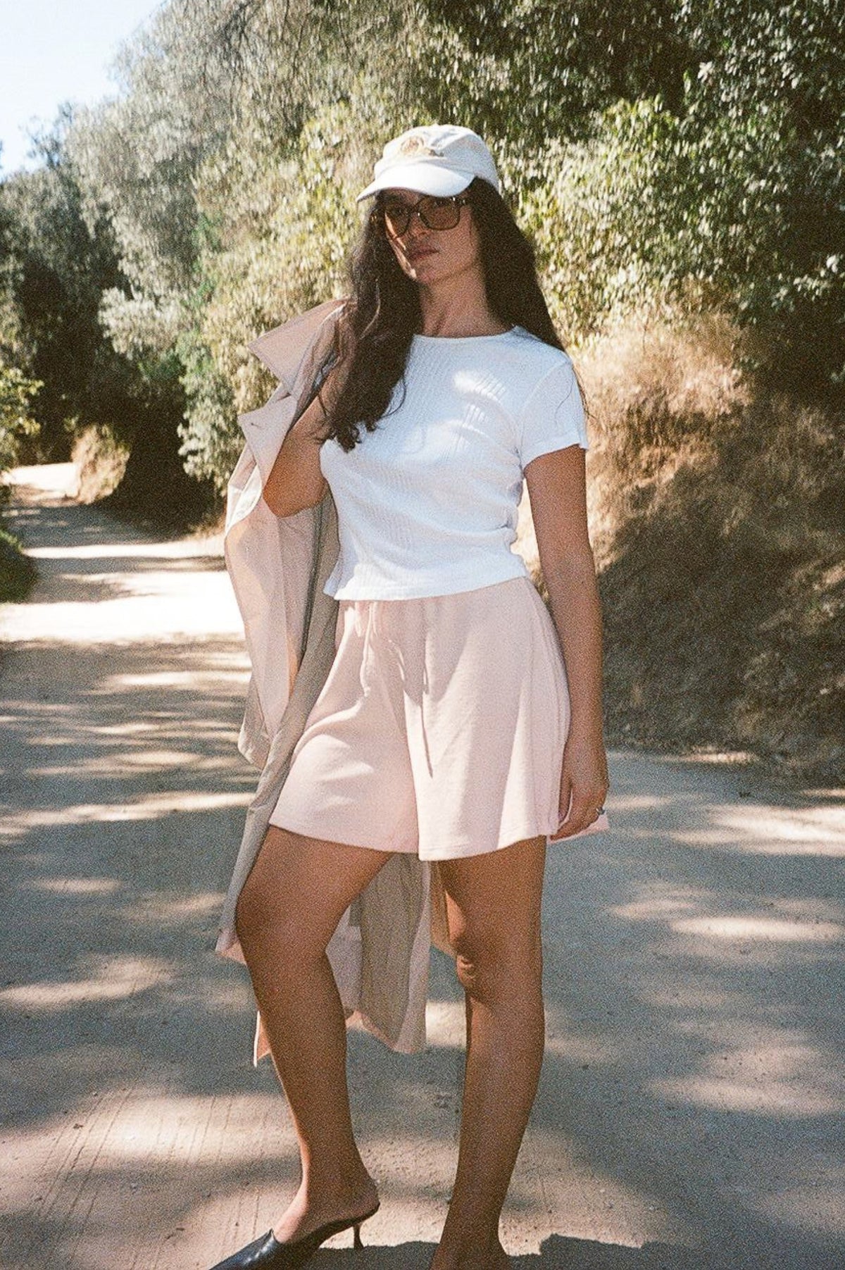 Terry Girona Drawstring Short - Guava
