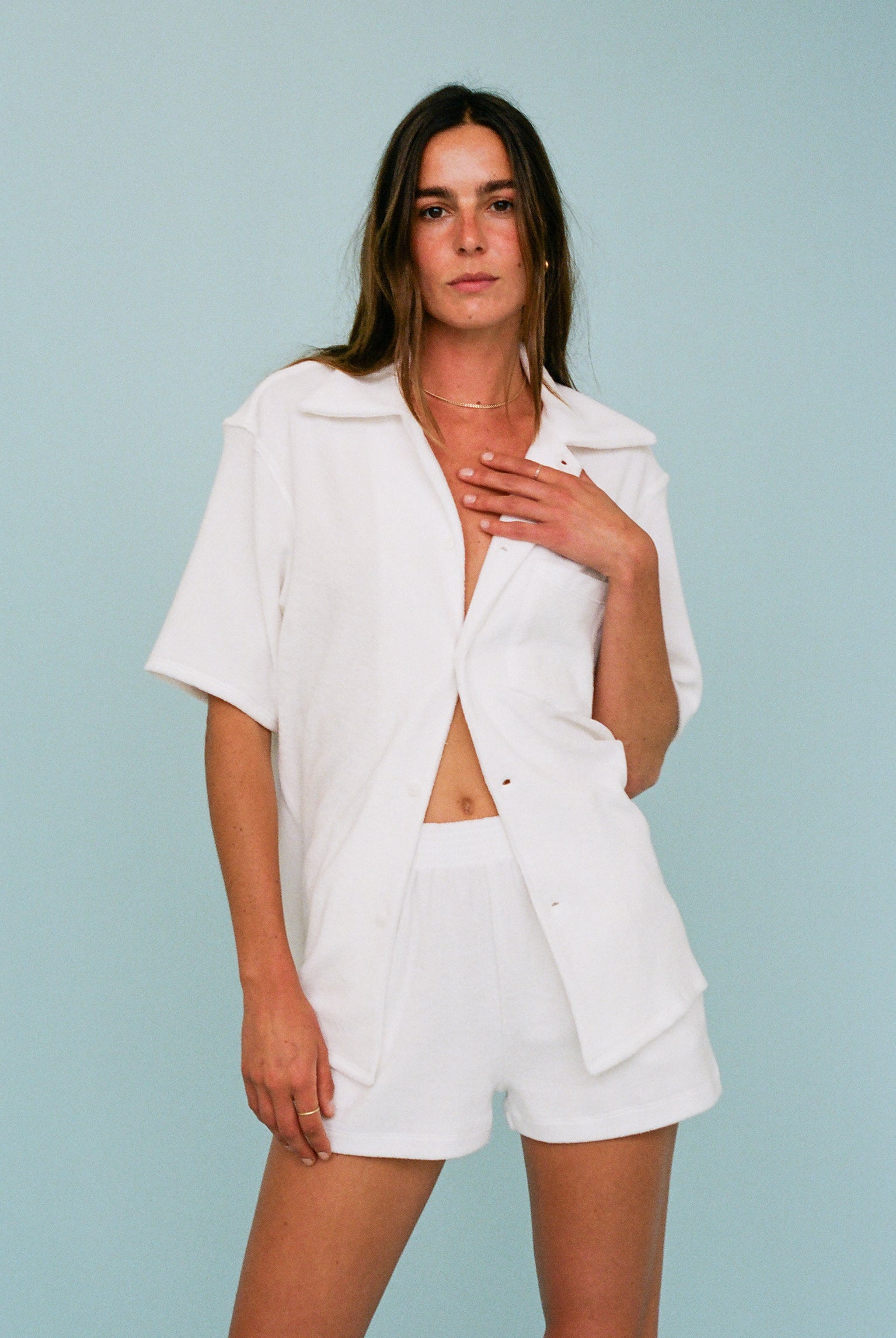 Tommy Terry Bowling Shirt - White