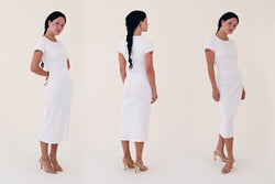 Bellevue Midi Dress - White