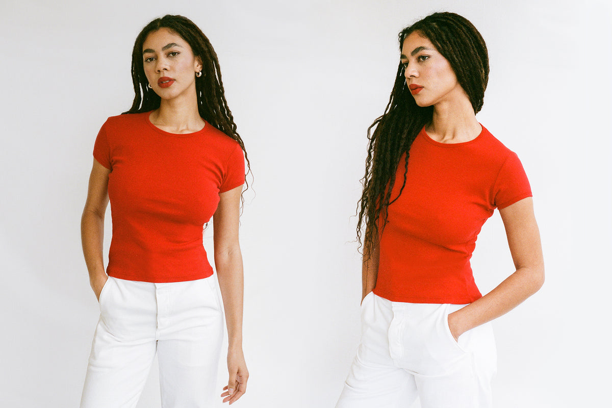 Bellevue Tee - Tomate | GIL RODRIGUEZ